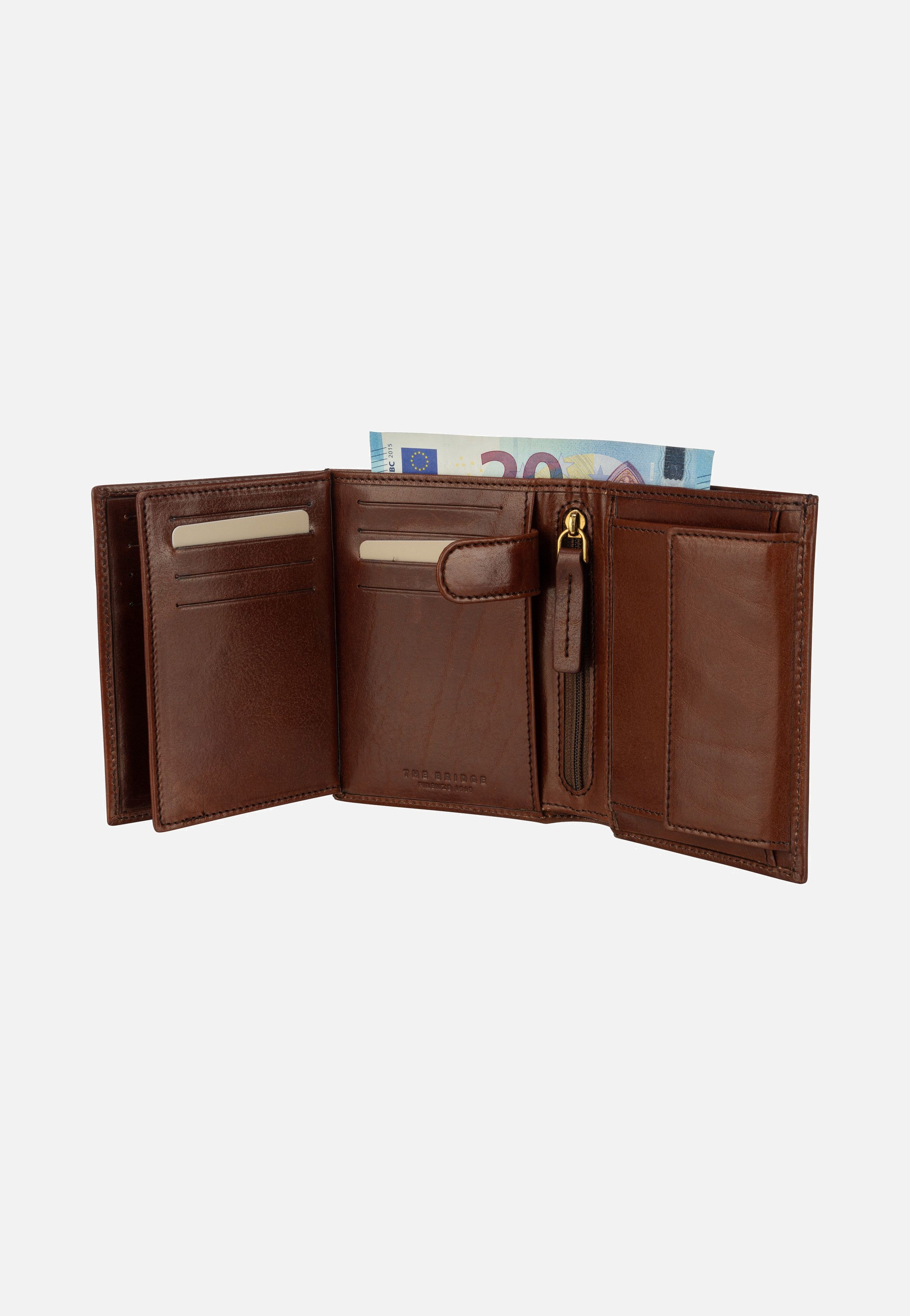 The Bridge - Story Uomo 4800 Marrone/Oro - Wallet | Men-Image
