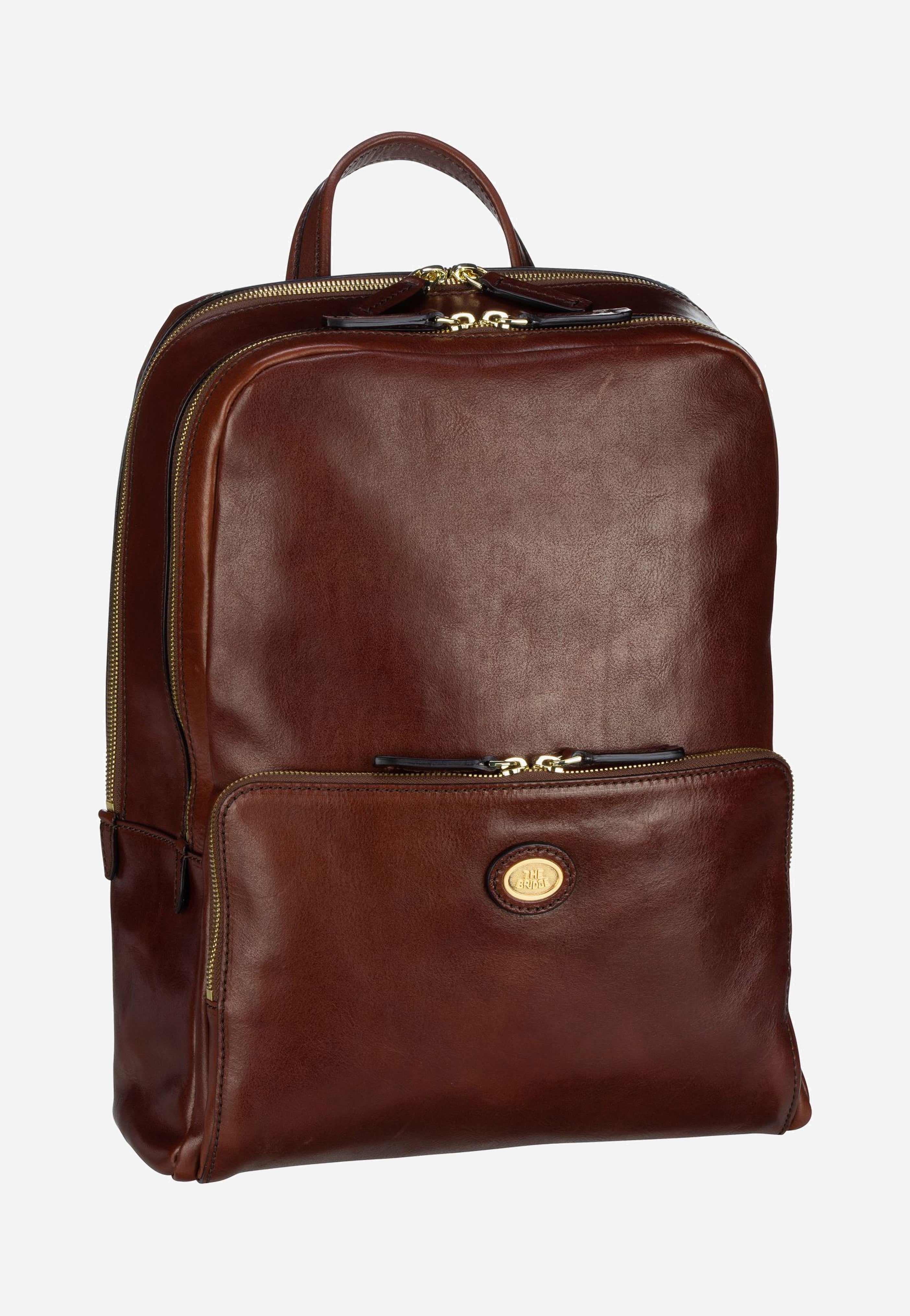 The Bridge - Story Uomo 4810 Marrone/Oro - Backpack | Men-Image