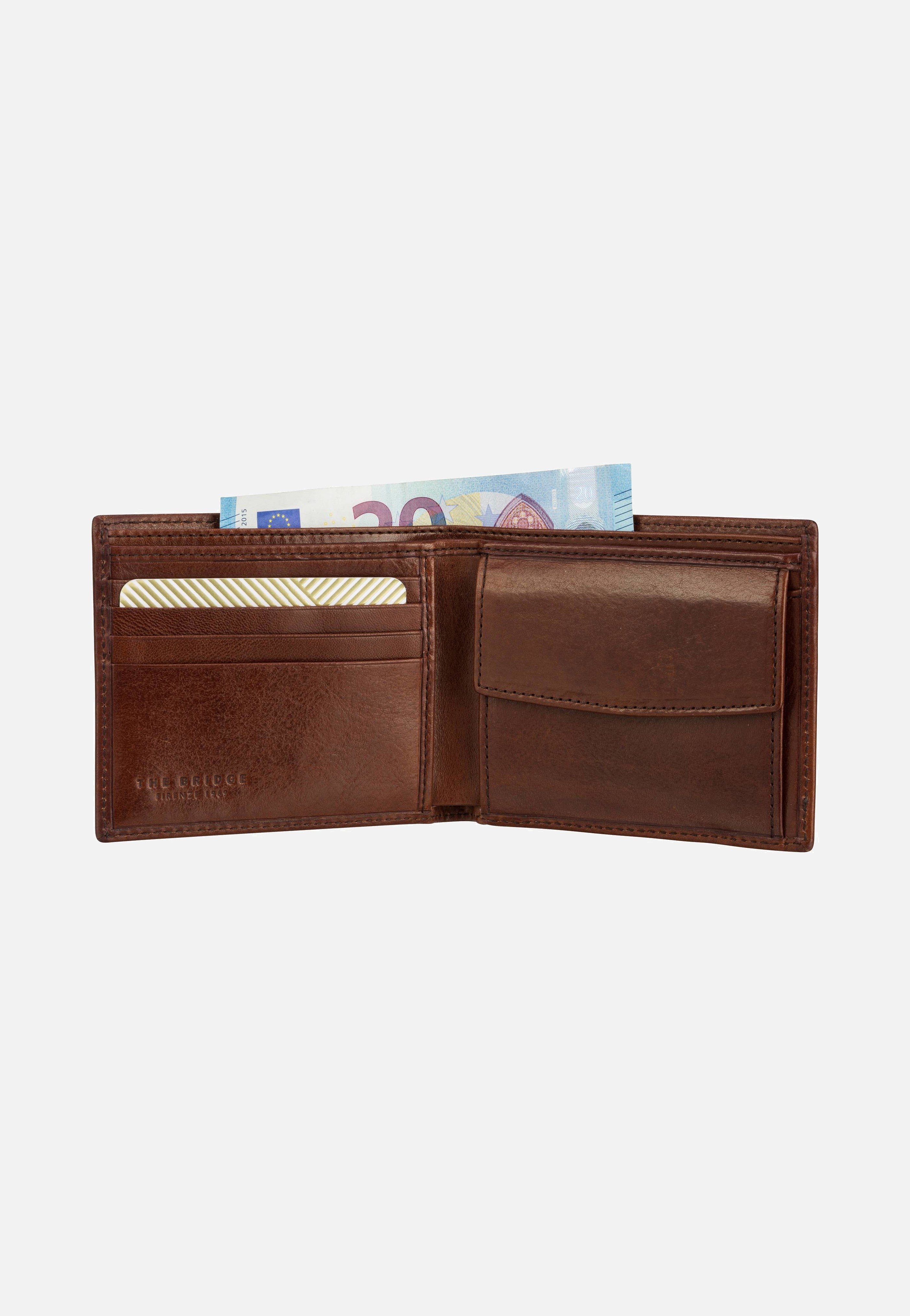 The Bridge - Story Uomo 4860 Marrone/Oro - Wallet | Men-Image