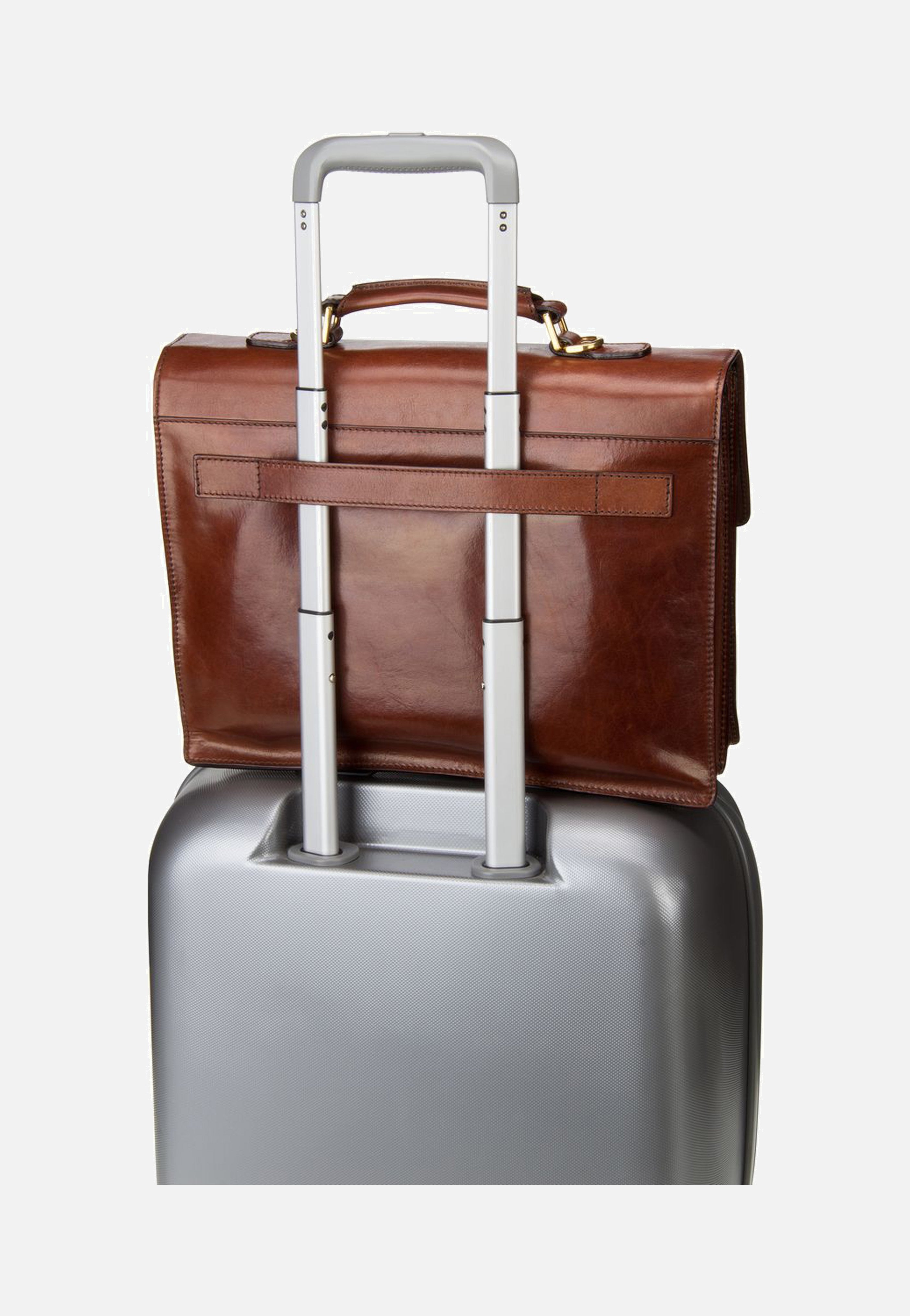 The Bridge - Story Uomo 2527 Marrone/Oro Vintage - Briefcase | Men-Image