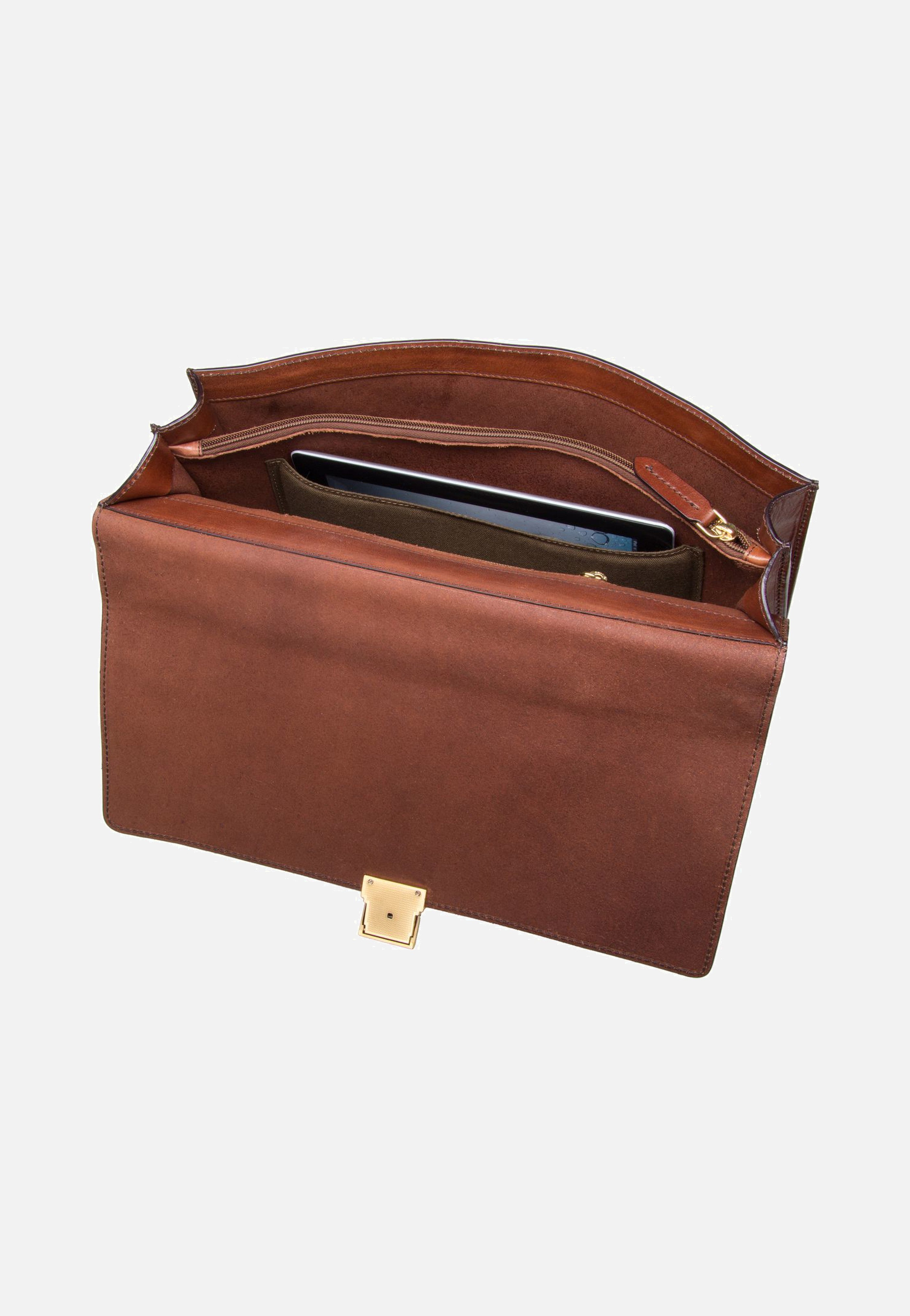 The Bridge - Story Uomo 2527 Marrone/Oro Vintage - Briefcase | Men-Image