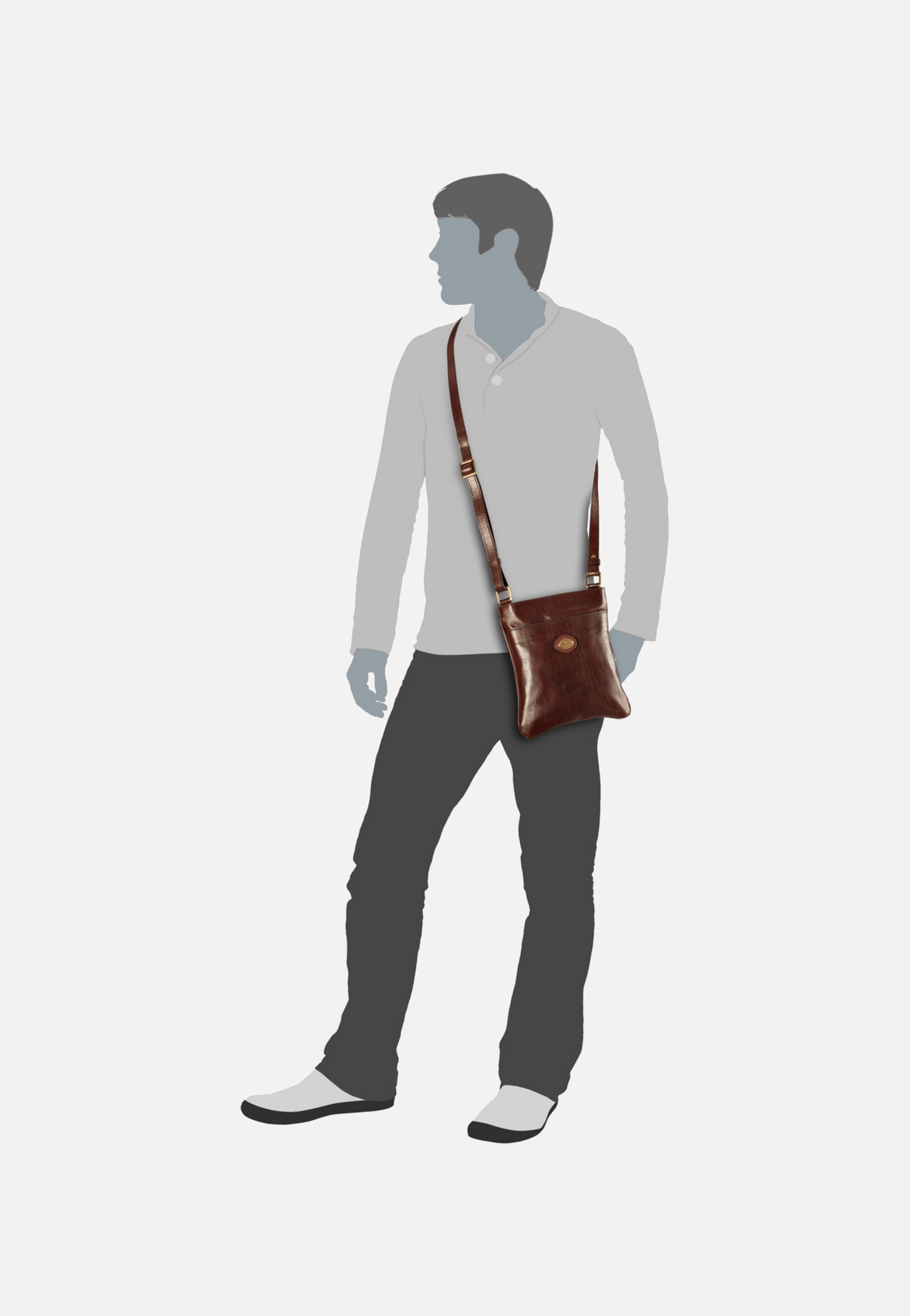 The Bridge - Story Uomo Braun - Pouch Bag | Men-Image