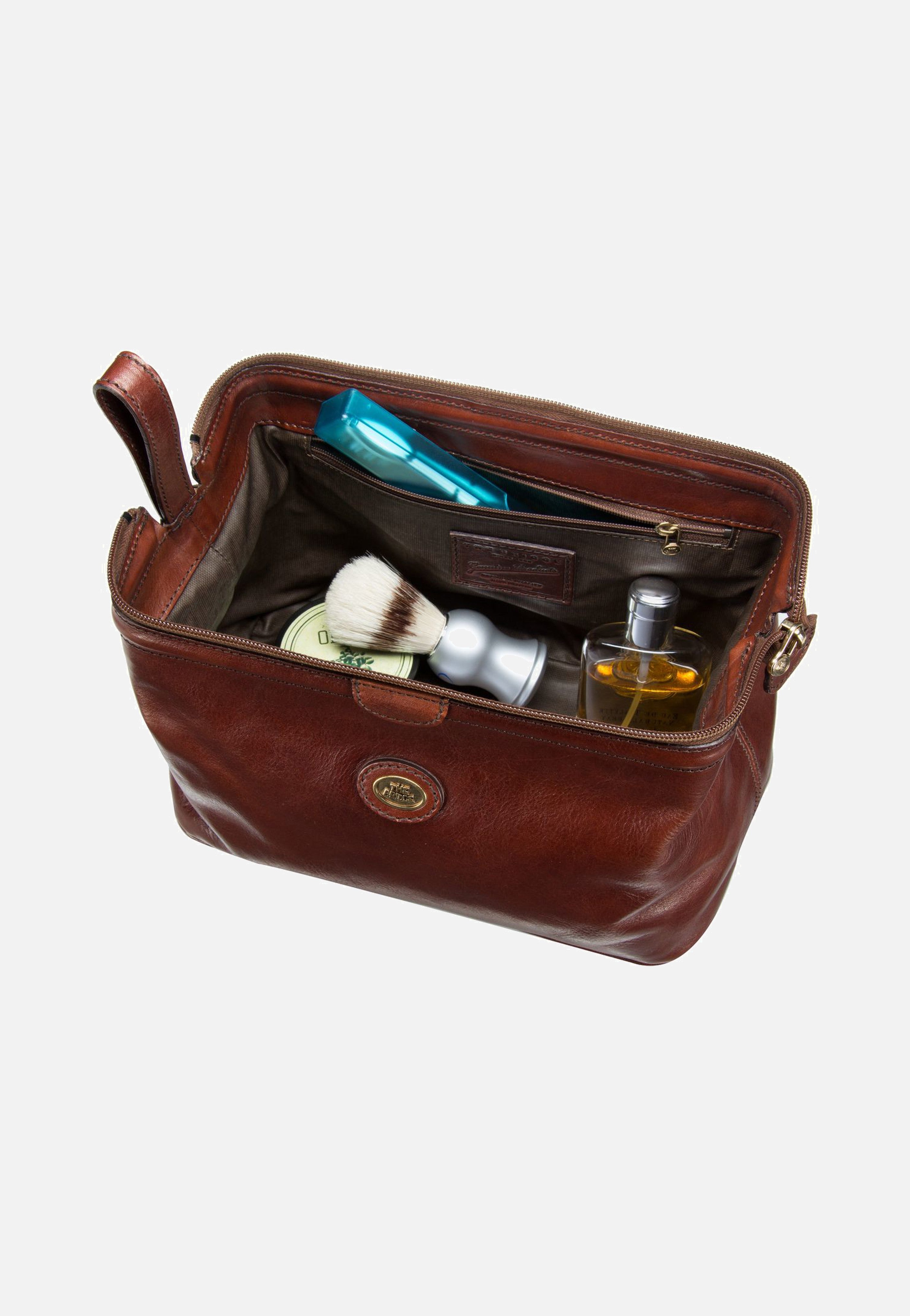 The Bridge - Story Viaggio Kulturtasche Braun - Toiletry Bag | Men-Image