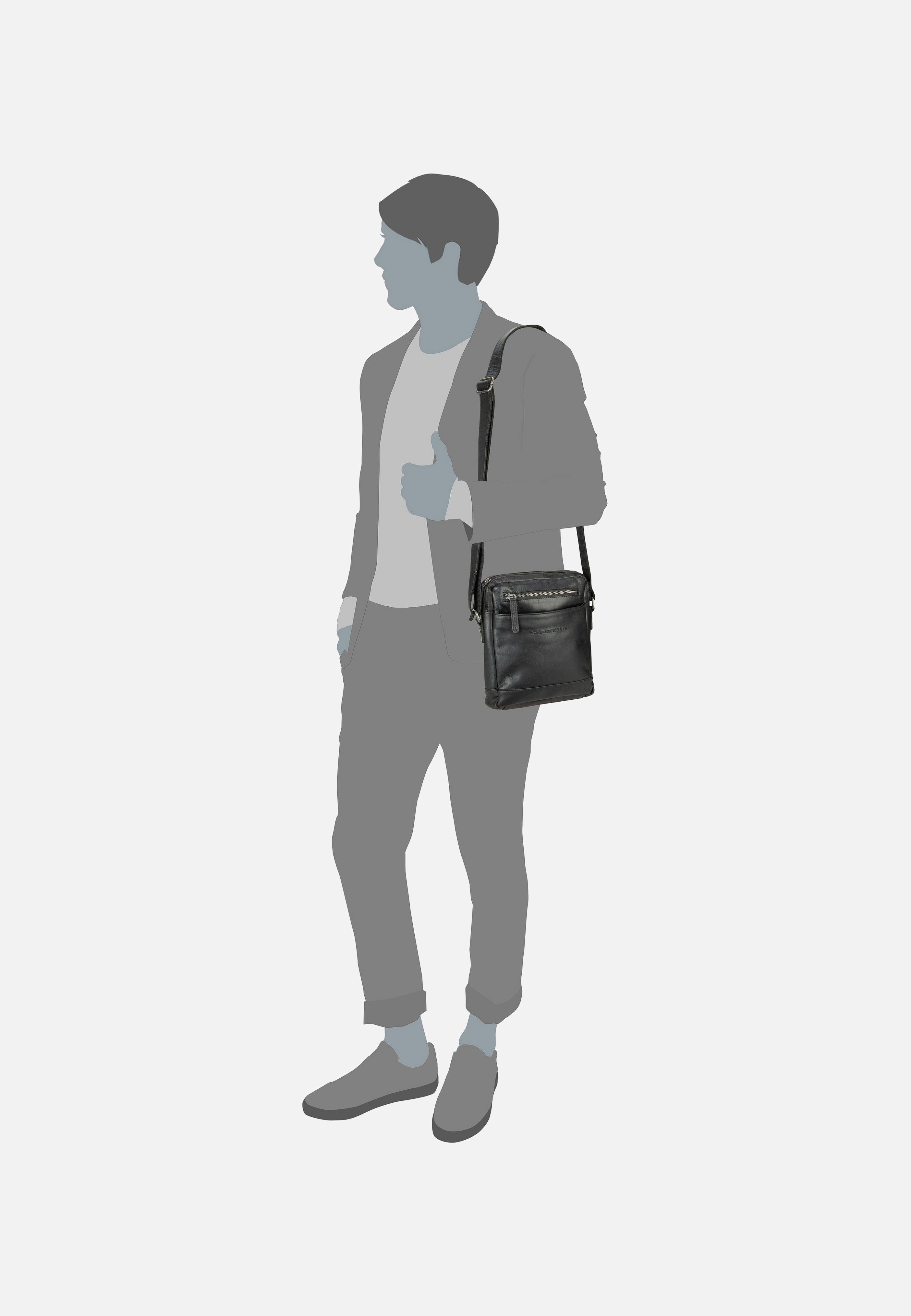 The Chesterfield Brand - Arnhem 1290 Black - Crossbody Bag | Men-Image