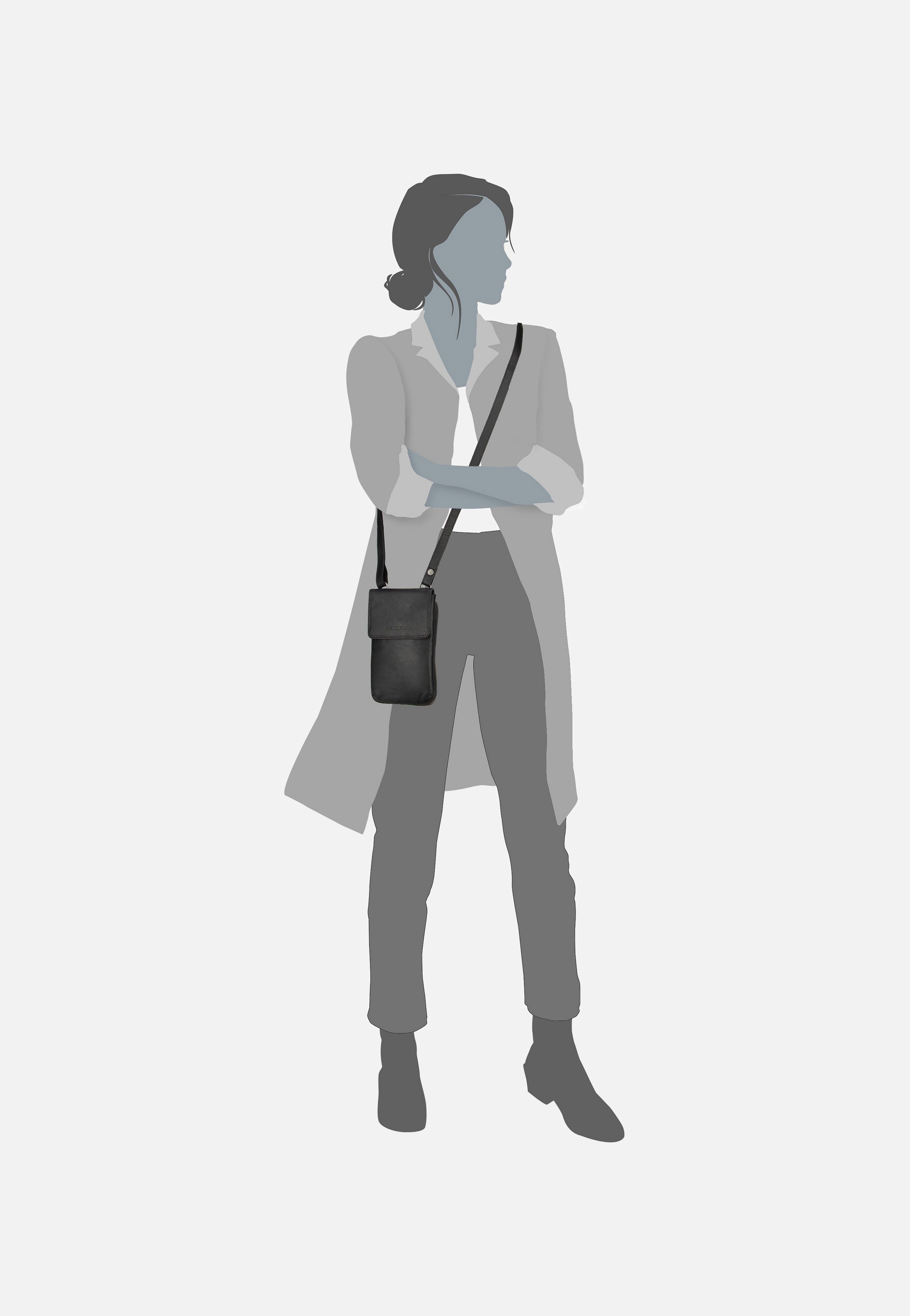 The Chesterfield Brand - Langley 1324 Black - Phone Pouches | Women-Image