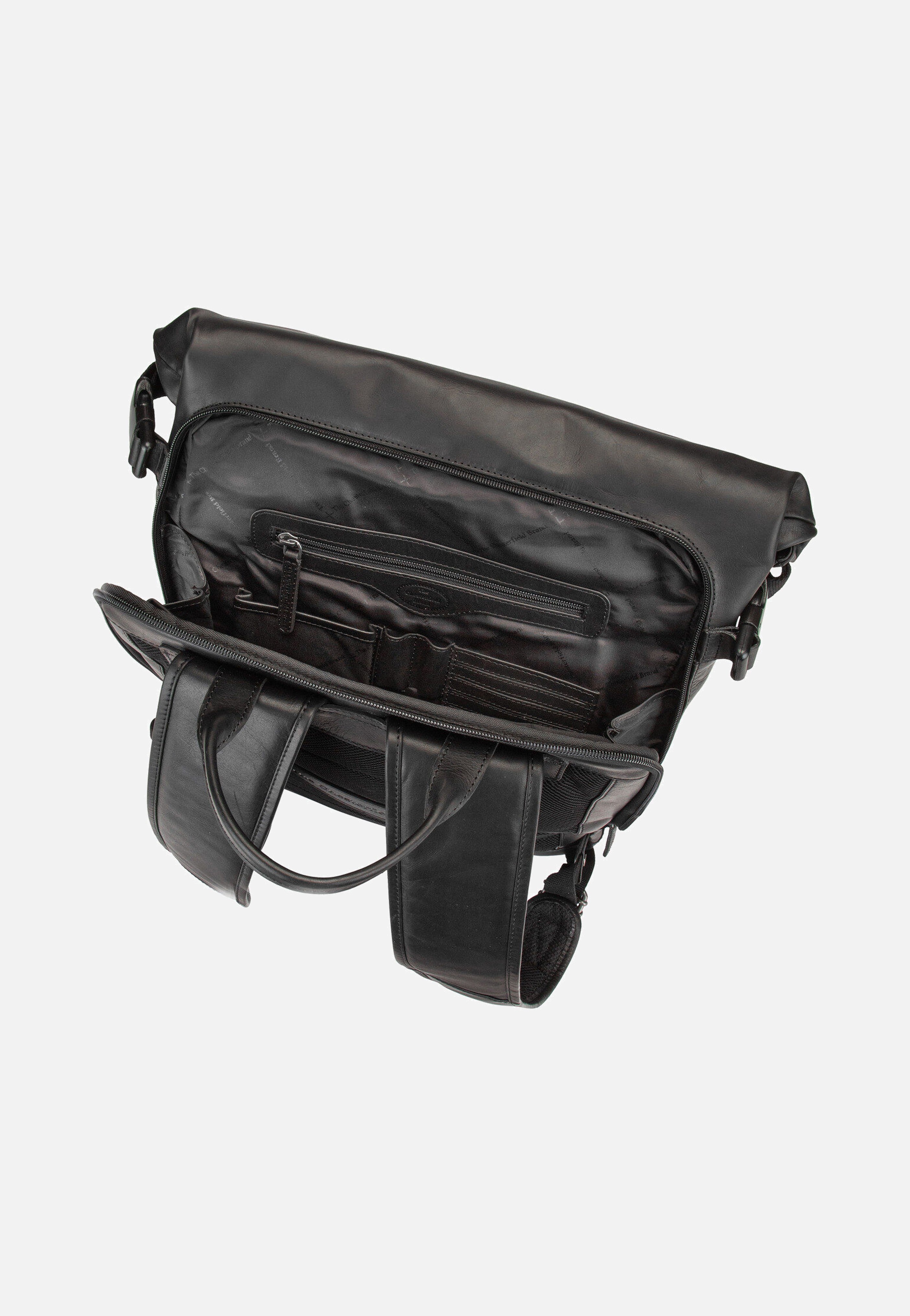 The Chesterfield Brand - Liverpool 0309 Black - Rolltop Backpack | Men-Image