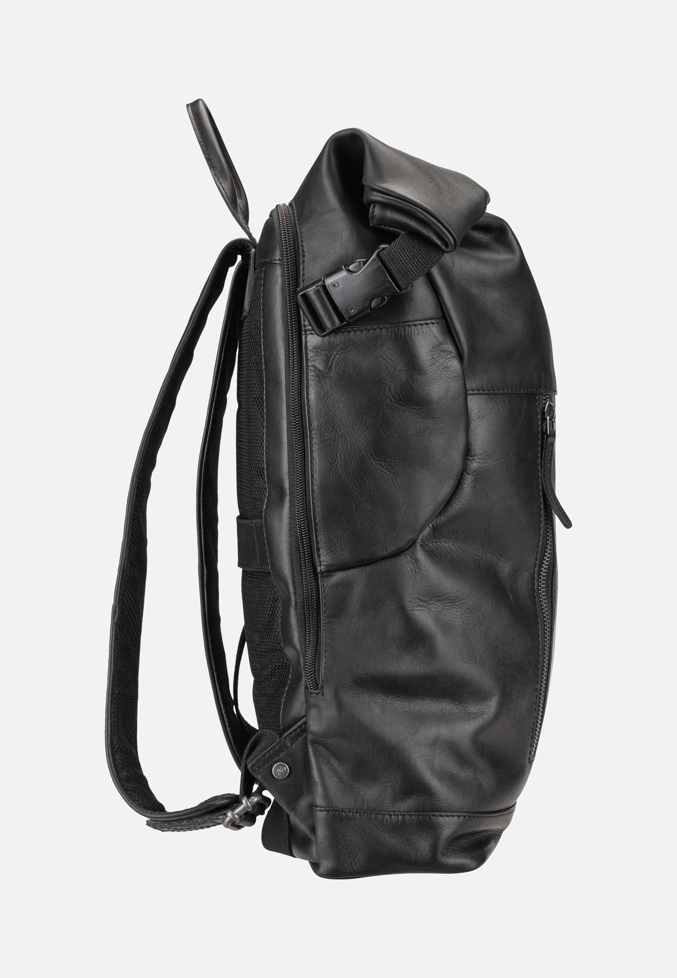The Chesterfield Brand - Liverpool 0309 Black - Rolltop Backpack | Men-Image