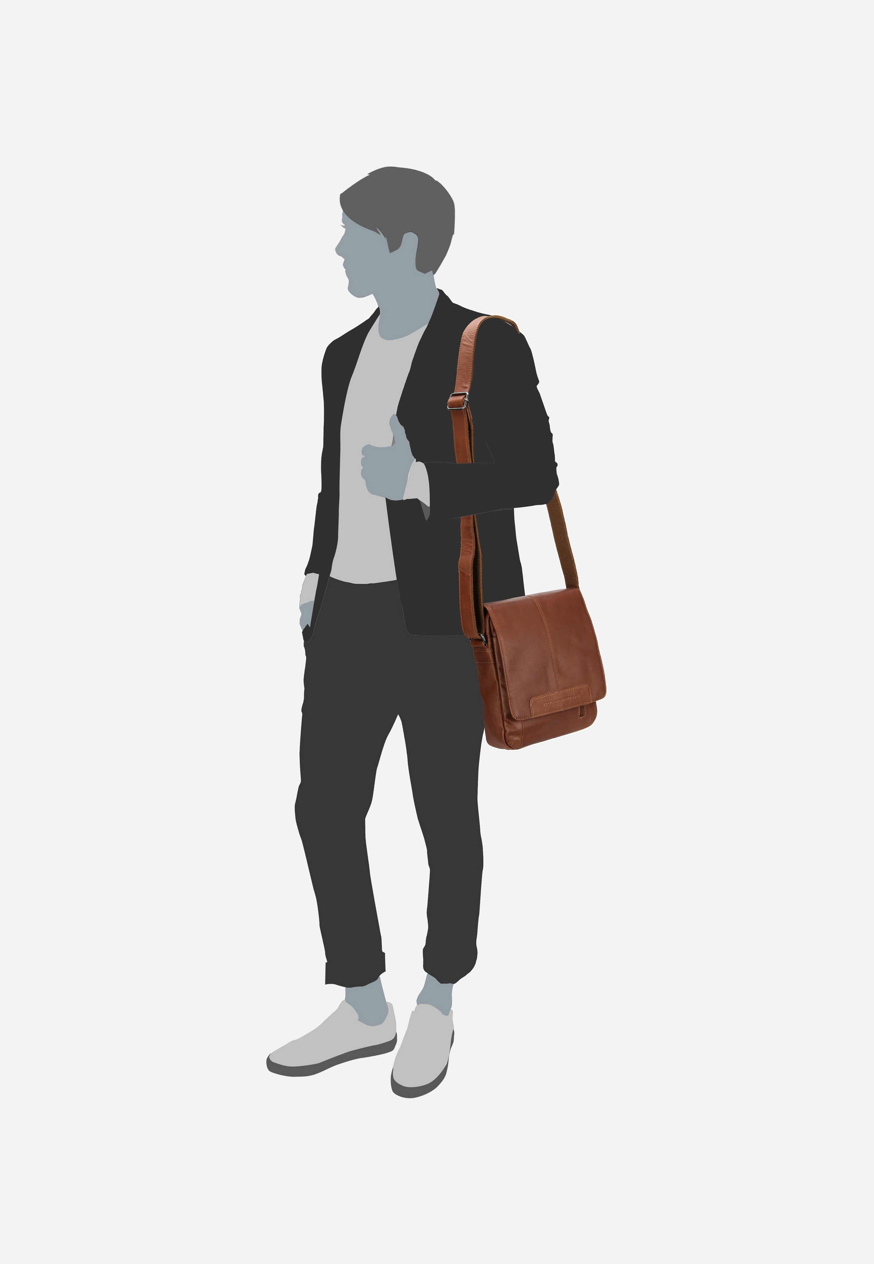 The Chesterfield Brand - Remy 0550 Cognac - Crossbody Bag | Men-Image
