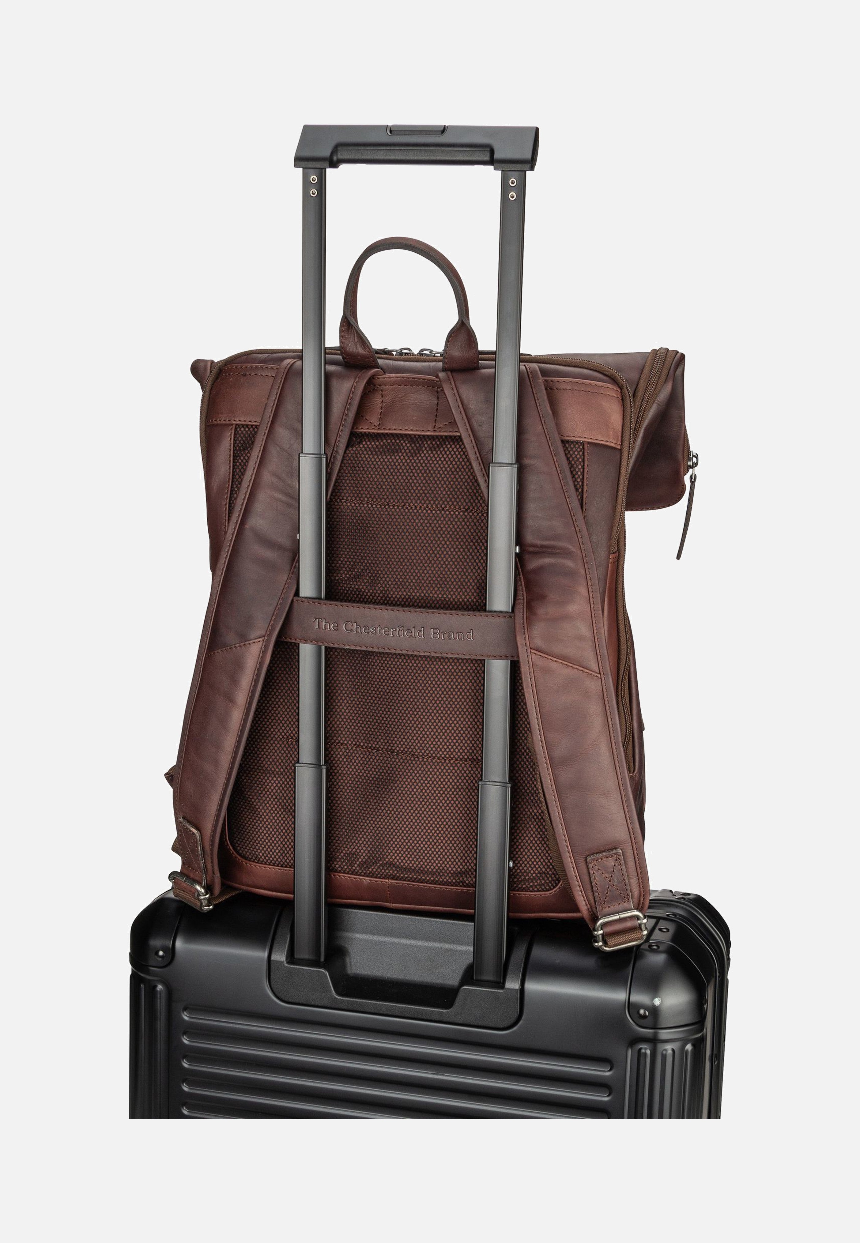 The Chesterfield Brand - Savona 0322 Brown - Rolltop Backpack | Men-Image