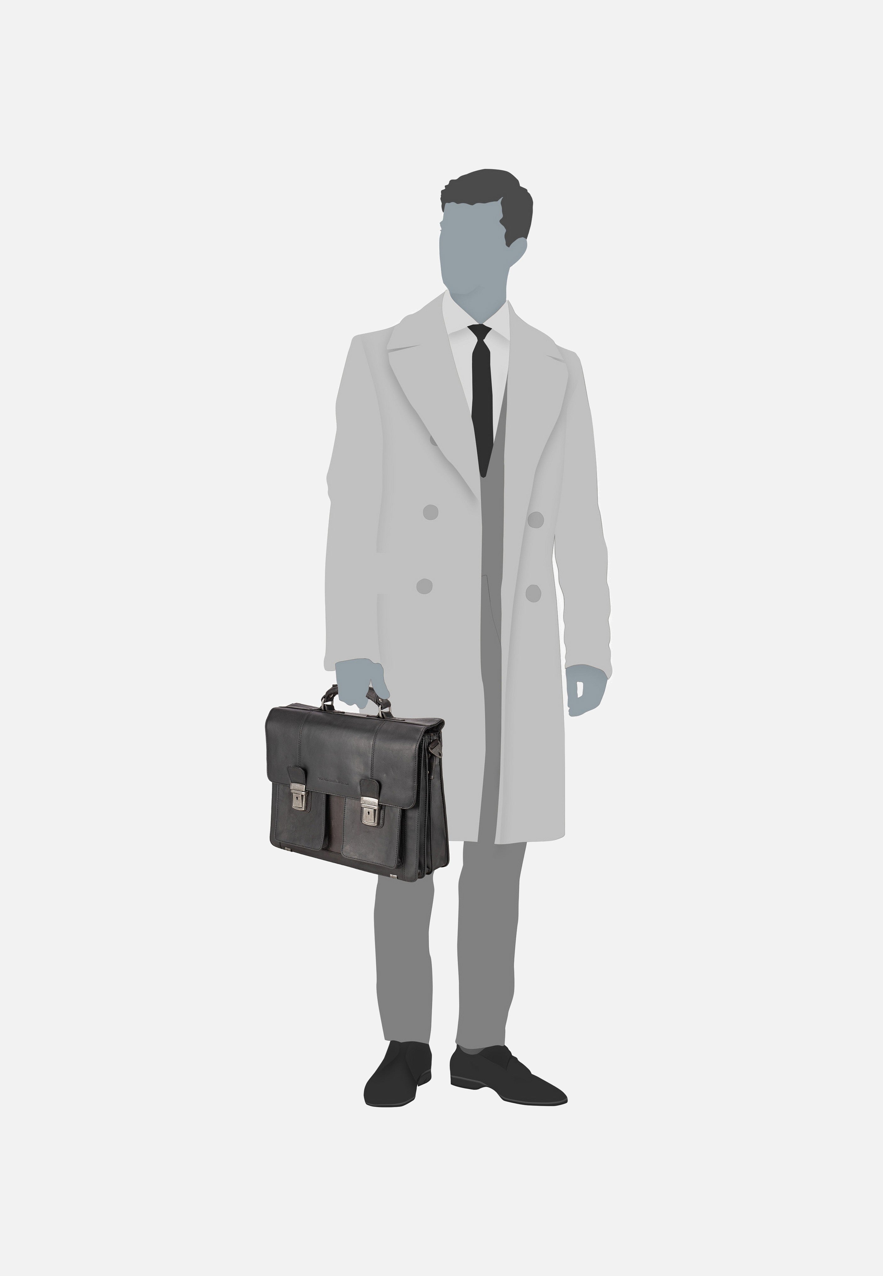 The Chesterfield Brand - Springfield 1072 Black - Briefcase | Men-Image