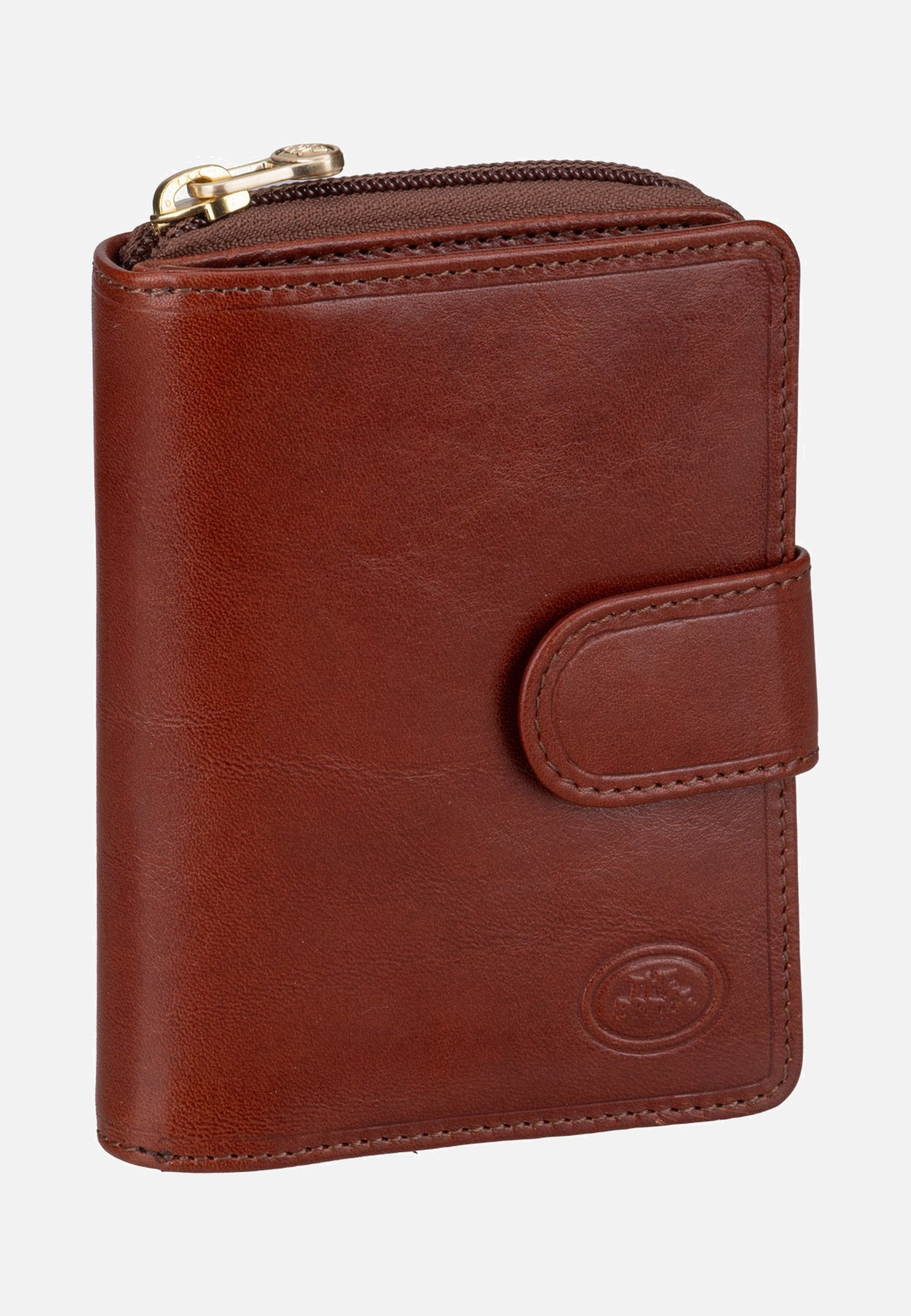 The Bridge Stodo Medium W/Zip Pocket 5 D Marrone/Oro Portemonnaie