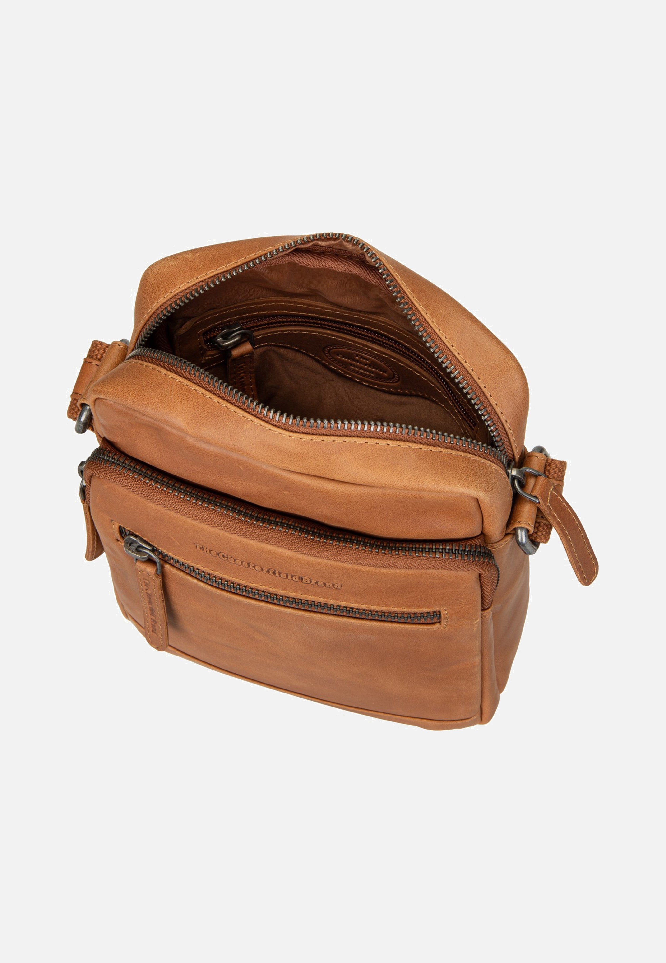 The Chesterfield Brand Birmingham 0980 Cognac Crossbody Bag