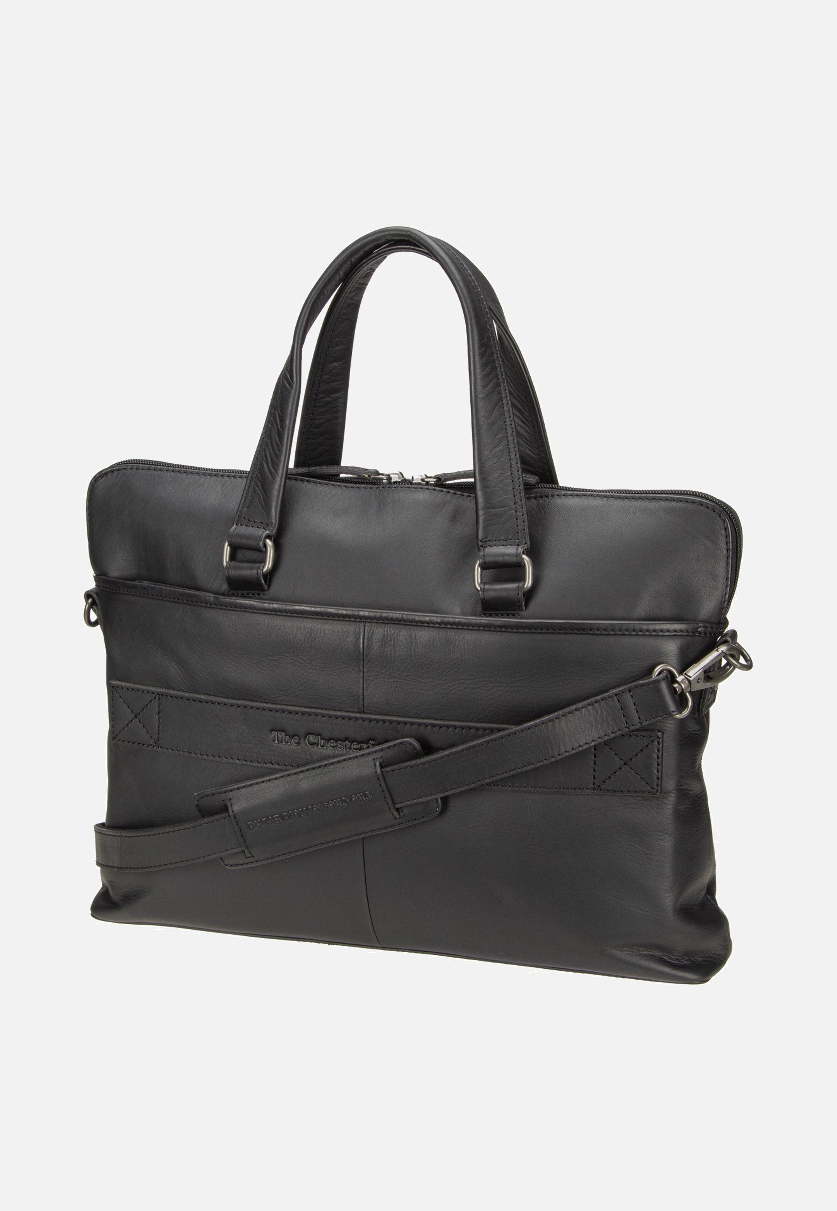 The Chesterfield Brand Elvas 1103 Black Briefcase