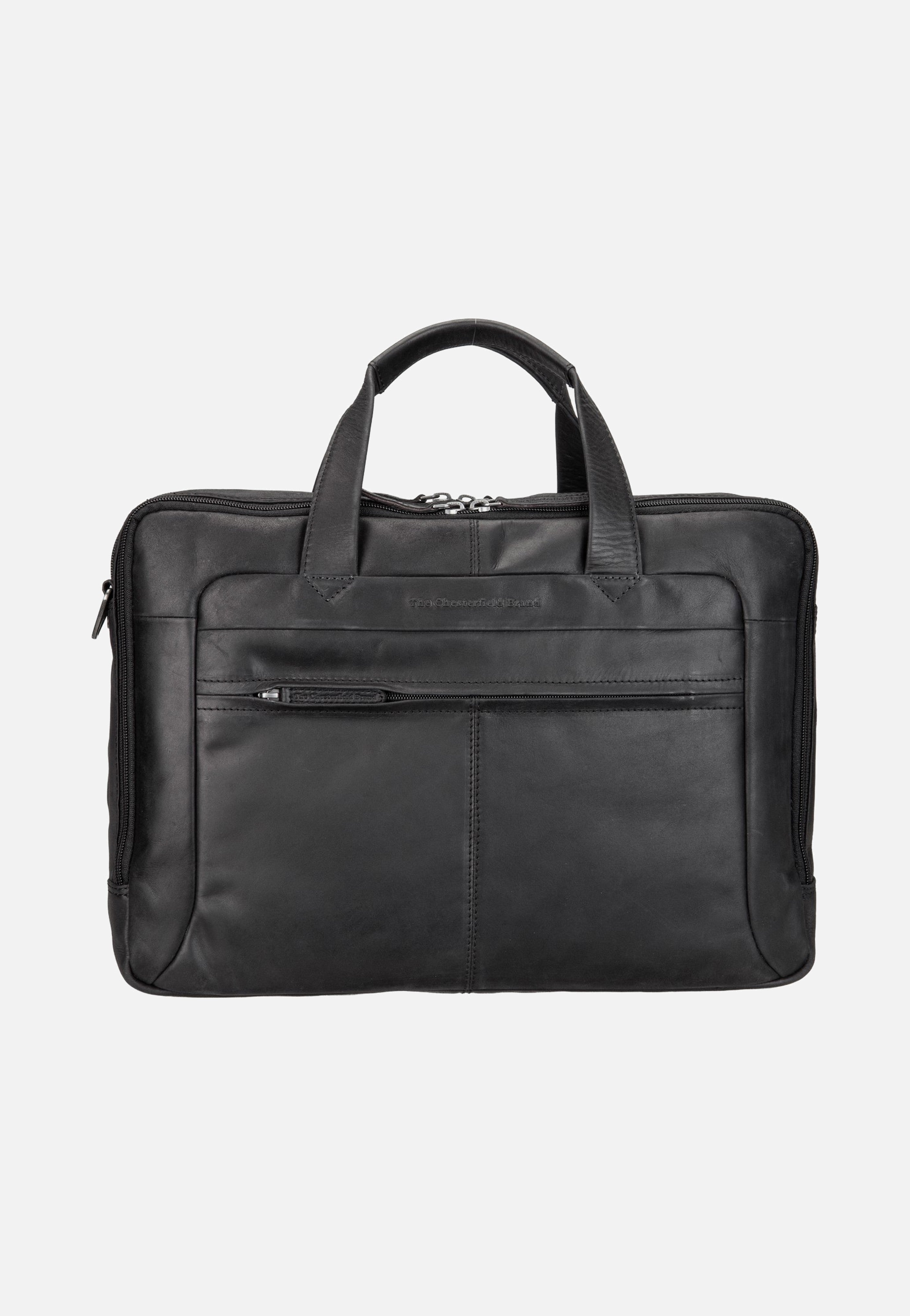 The Chesterfield Brand Ryan 1015 Black Briefcase