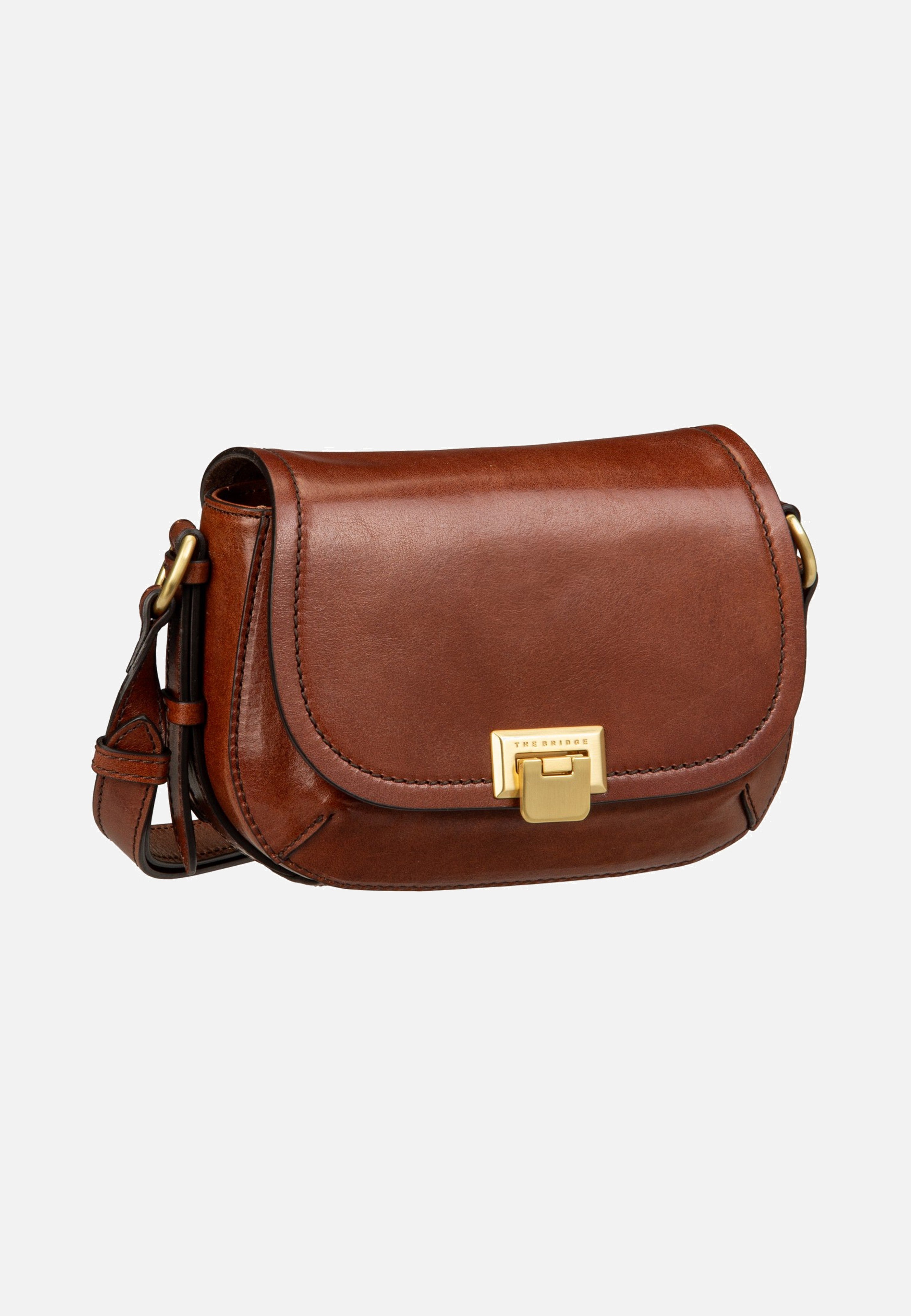 The Bridge - Federica Crossbody Marrone/Oro - Crossbody Bag | Neutral-Image