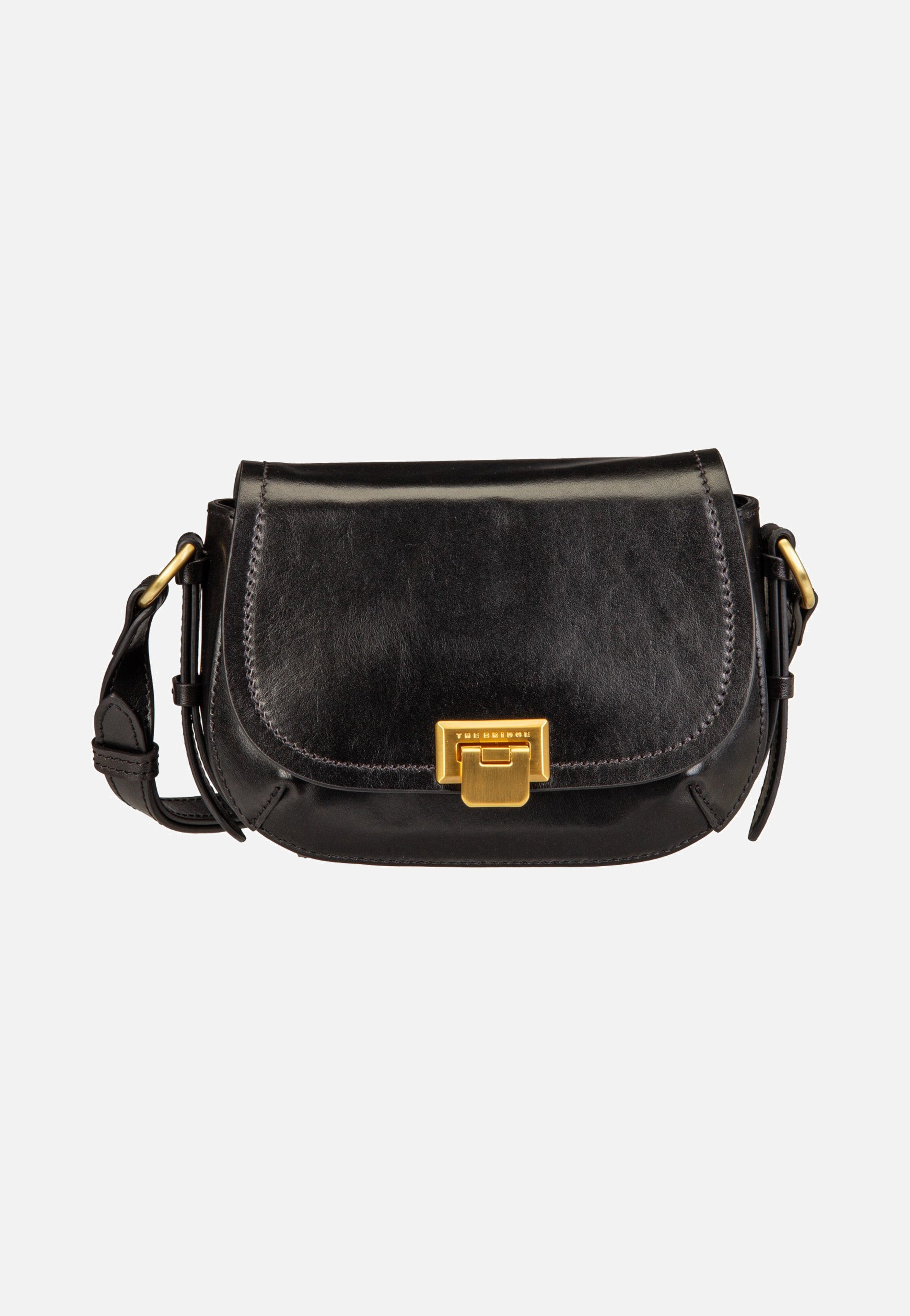 The Bridge - Federica Crossbody Nero/Oro - Crossbody Bag | Neutral-Image