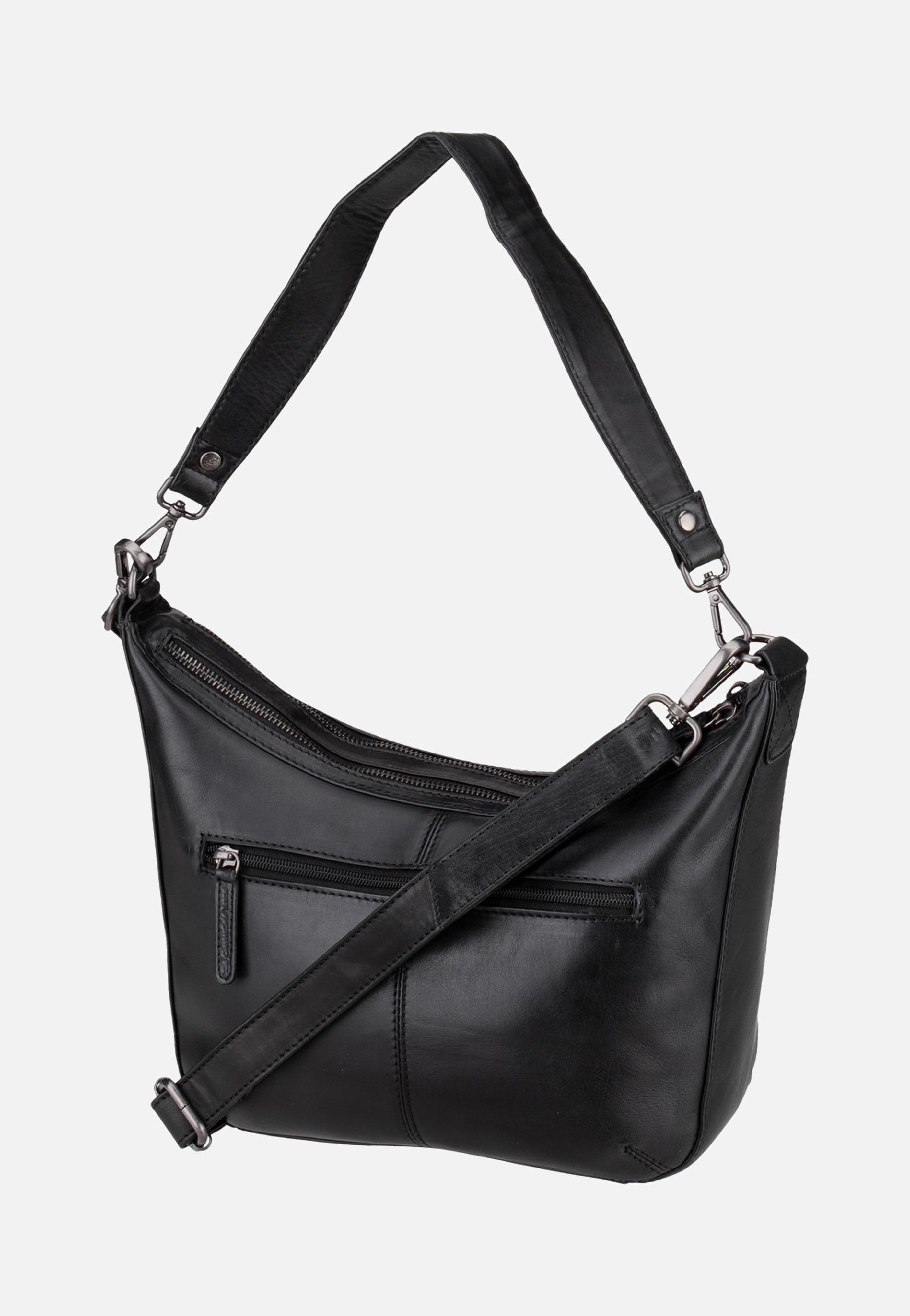 The Chesterfield Brand Moneva 1393 Black Schultertasche