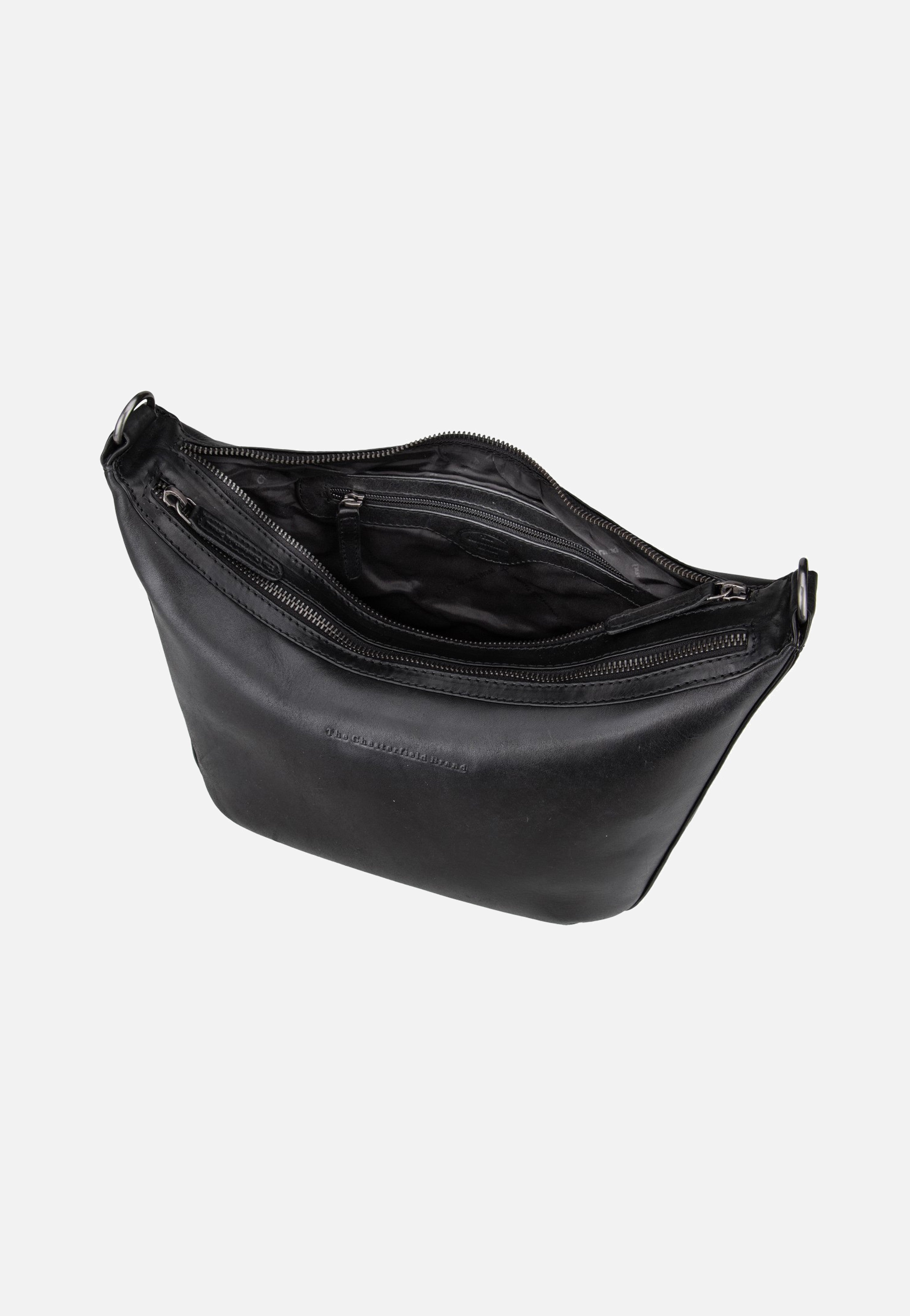 The Chesterfield Brand Moneva 1393 Black Schultertasche