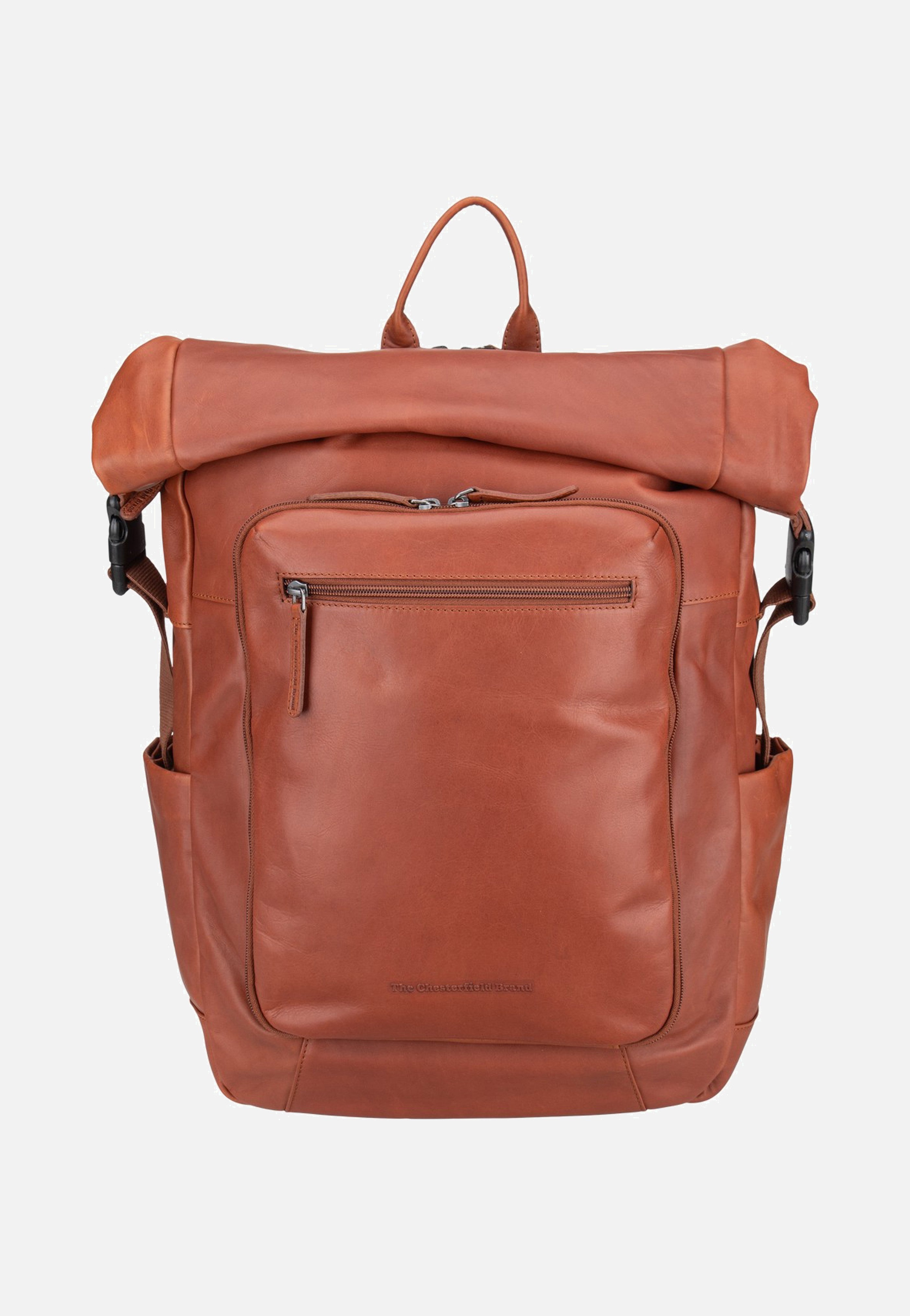 The Chesterfield Brand Remo 0713 Cognac Rolltop Rucksack