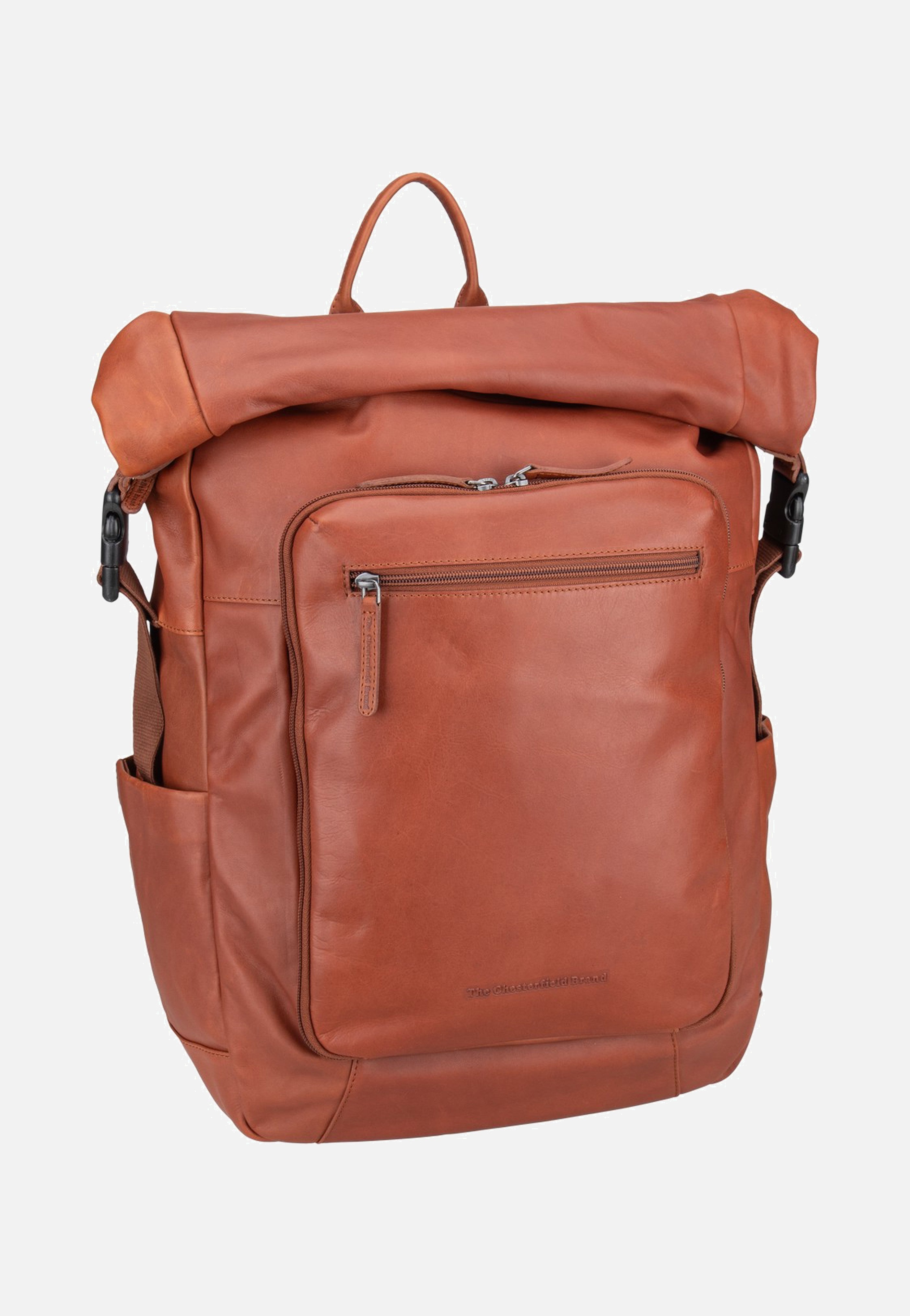 The Chesterfield Brand Remo 0713 Cognac Rolltop Rucksack