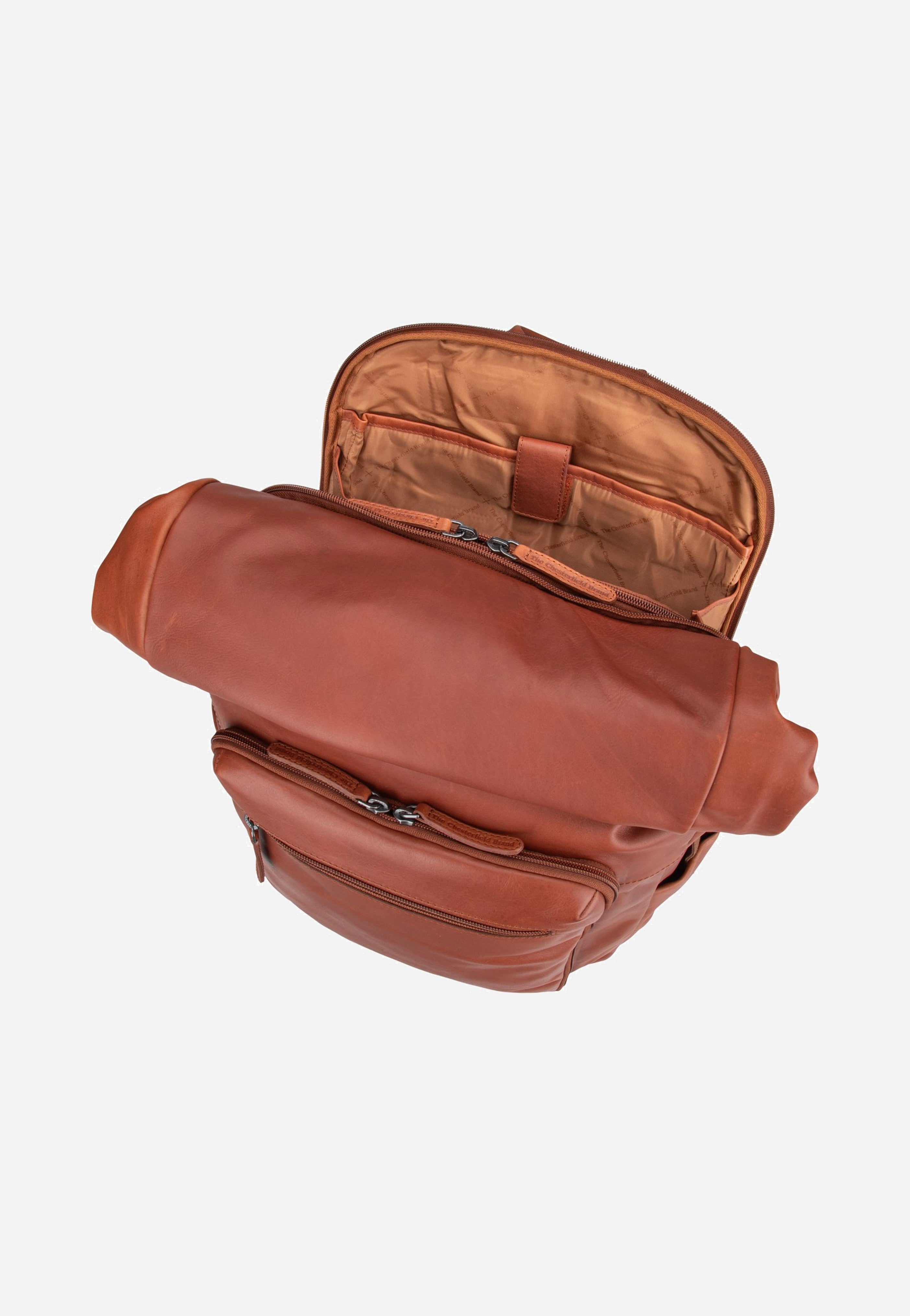 The Chesterfield Brand Remo 0713 Cognac Rolltop Rucksack