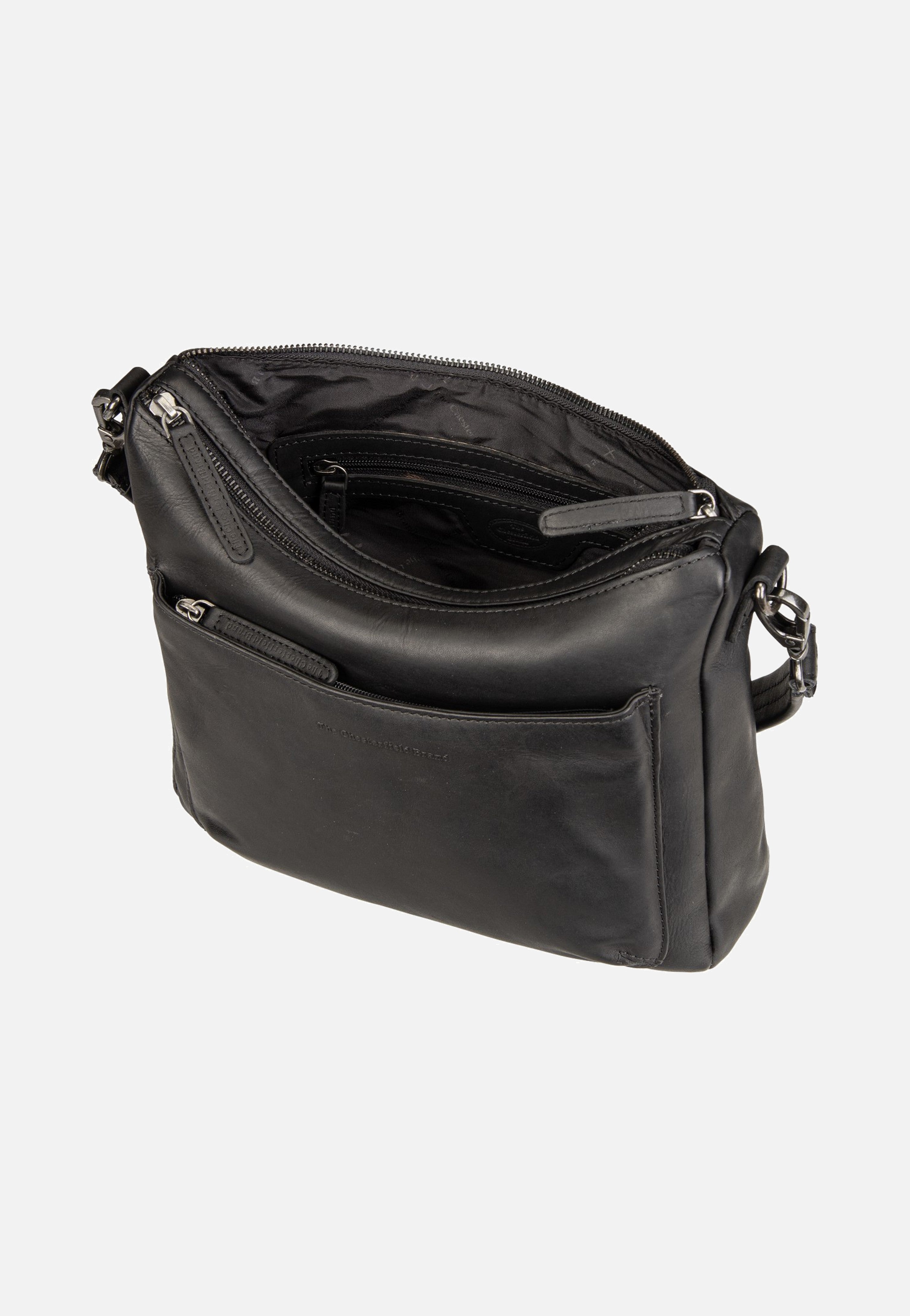 The Chesterfield Brand Tivra 1408 Black Schultertasche