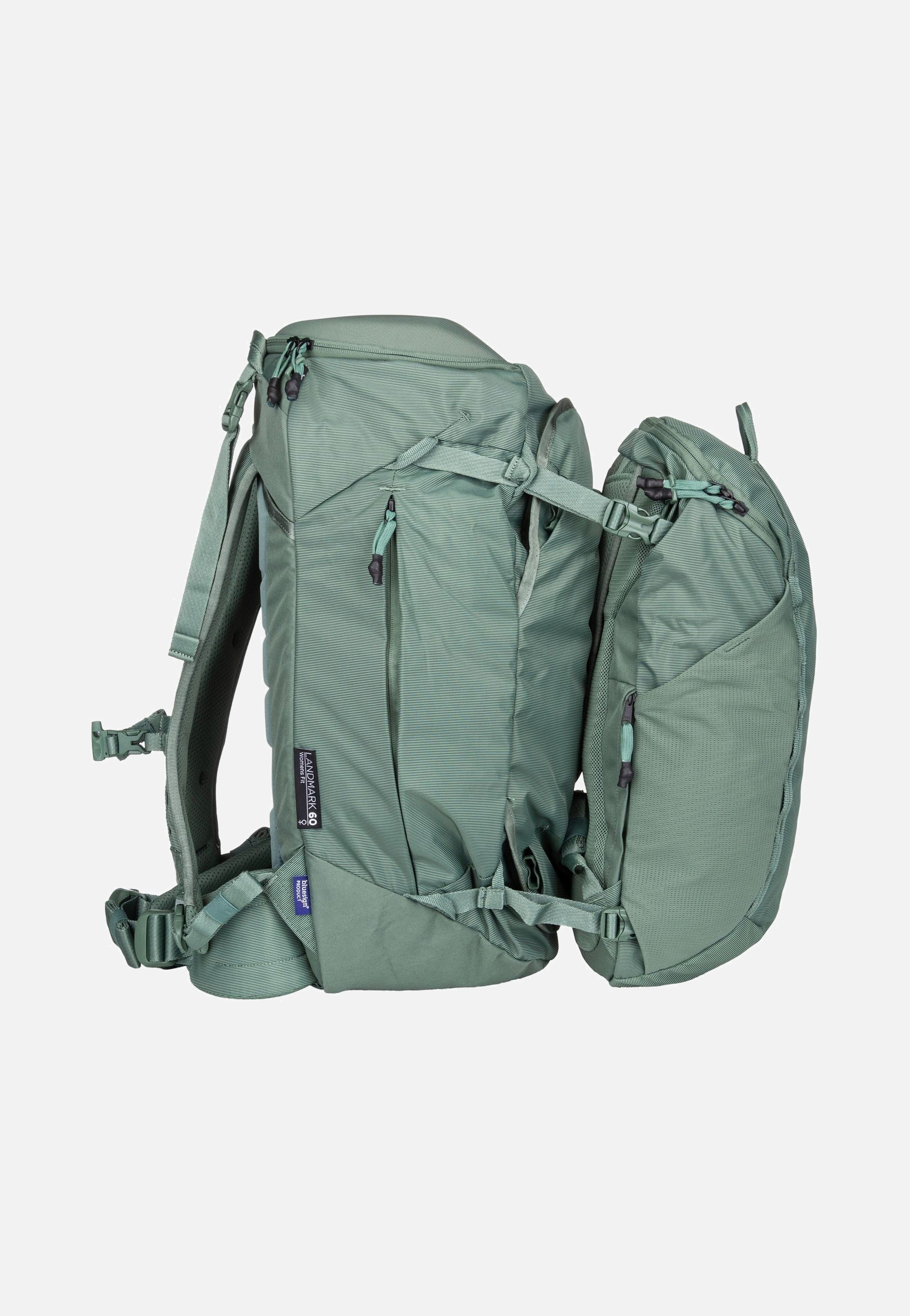 reiserucksack 60 l Thule Landmark Travel 60L Women Hazy Green - Reiserucksack