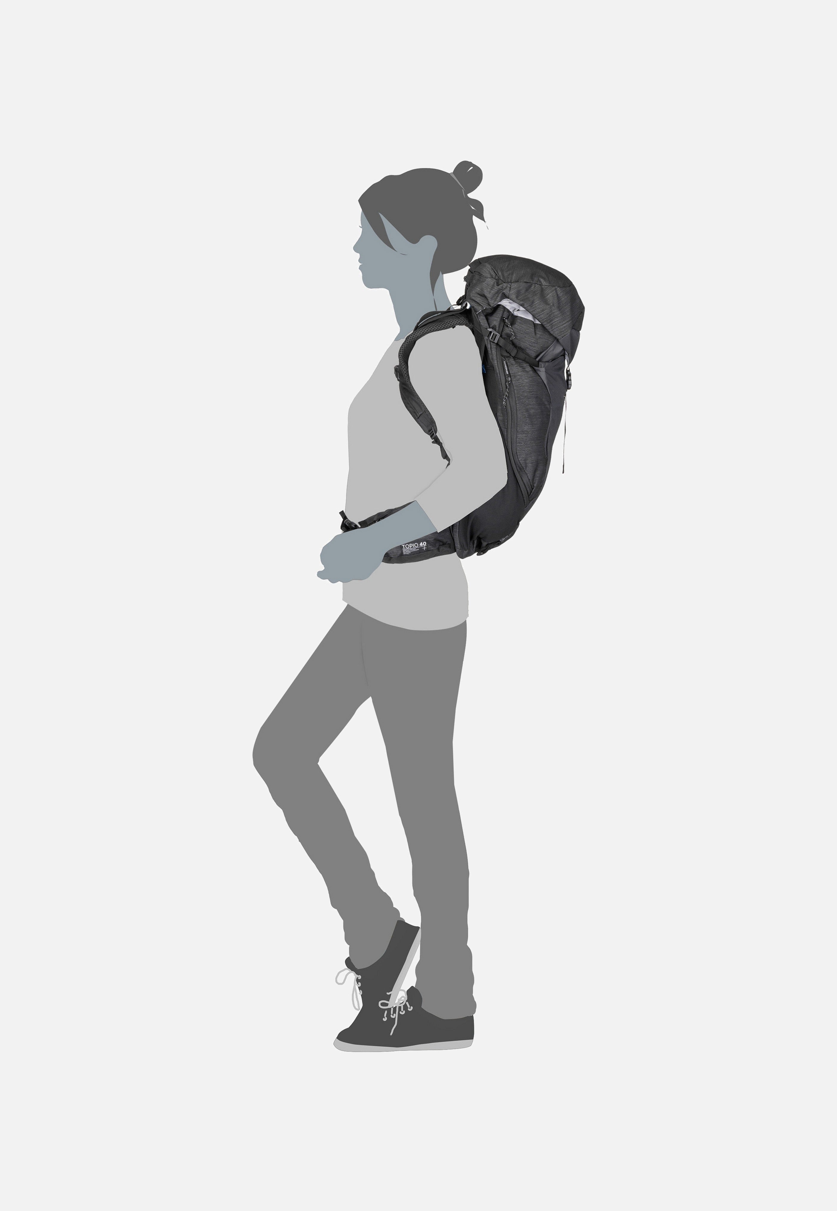 Thule - Topio 40L Black - Hiking Backpack | Neutral-Image