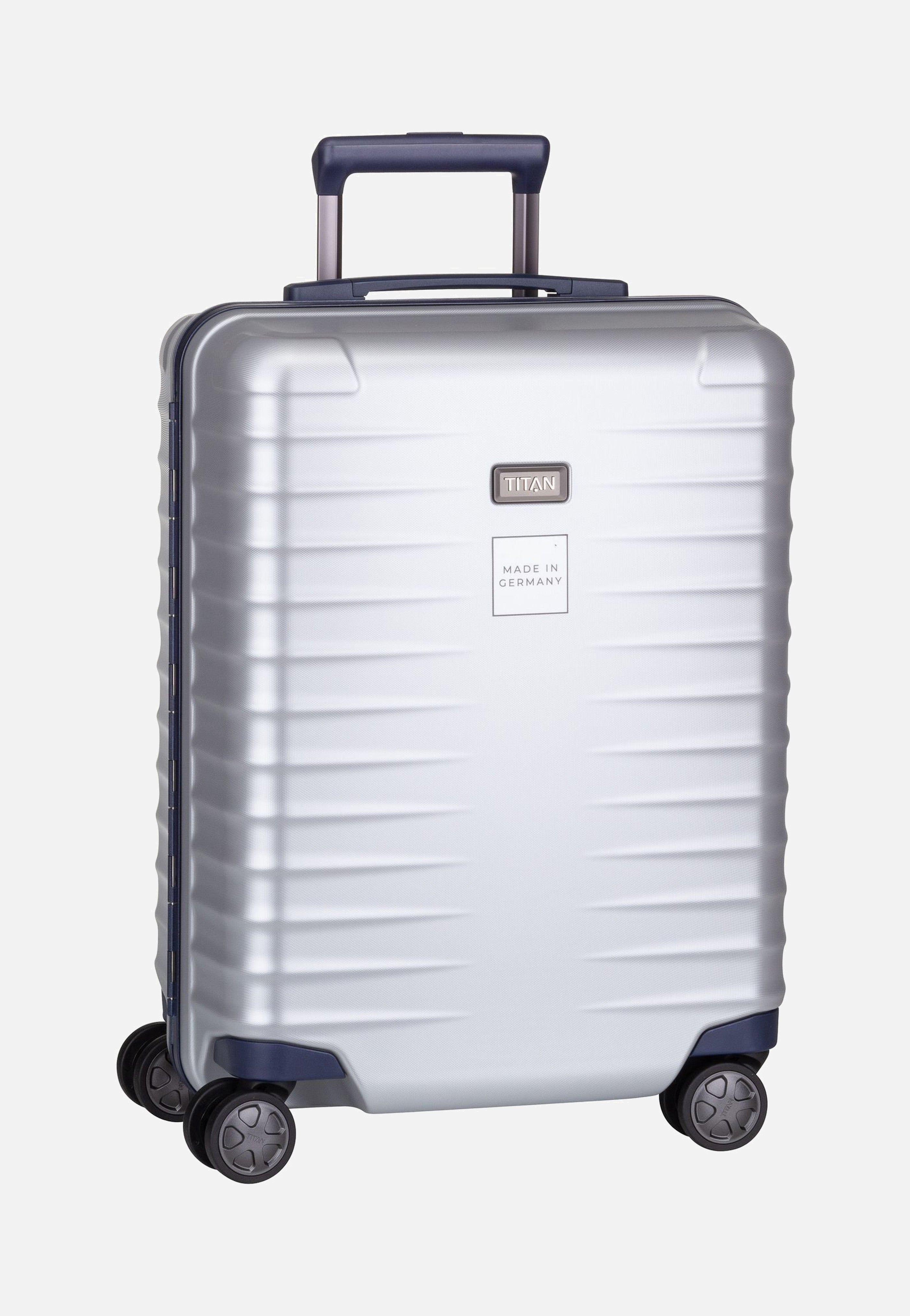 Titan Litron Frame 4w Trolley S Silber Koffer