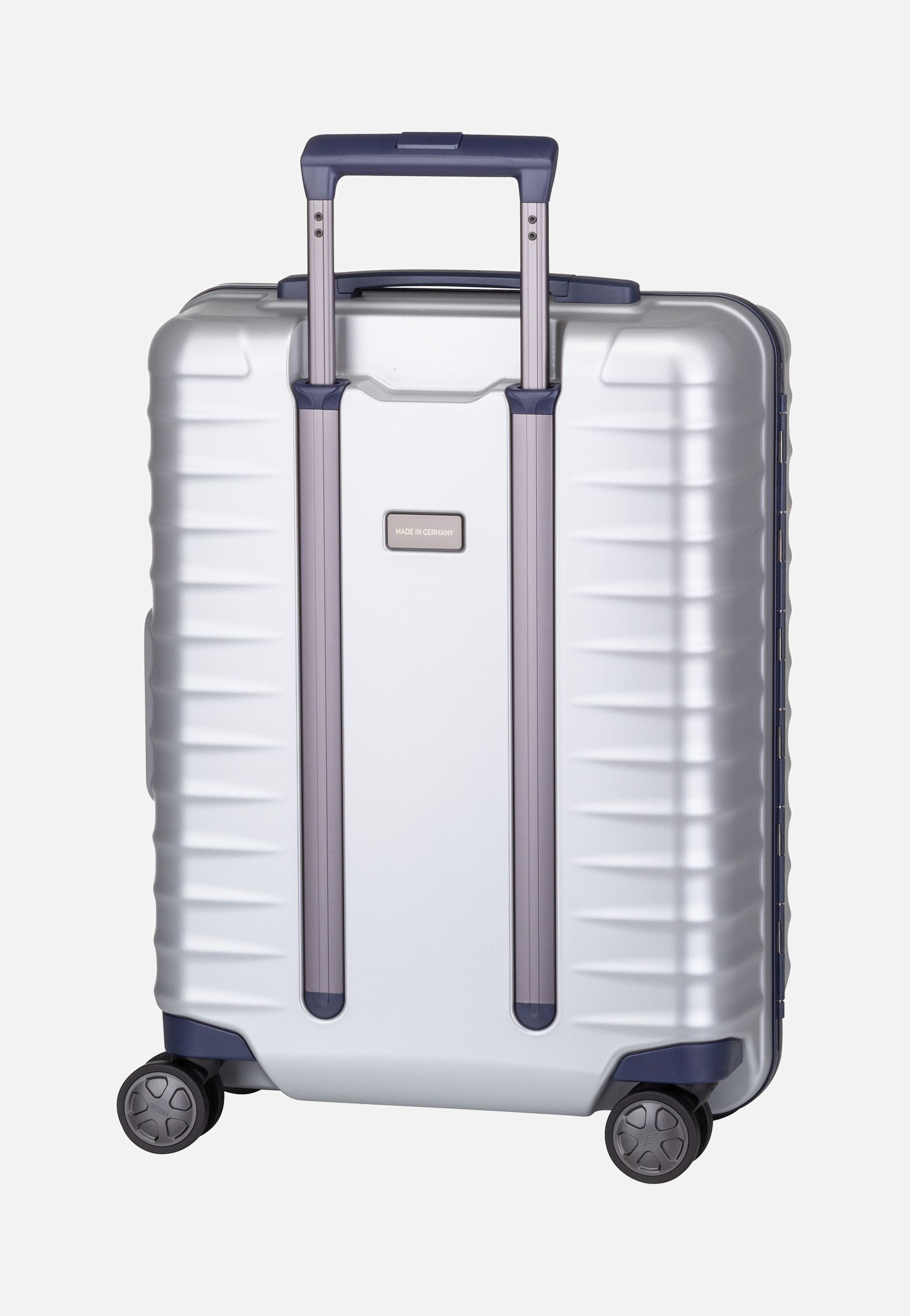 Titan Litron Frame 4w Trolley S Silber Koffer