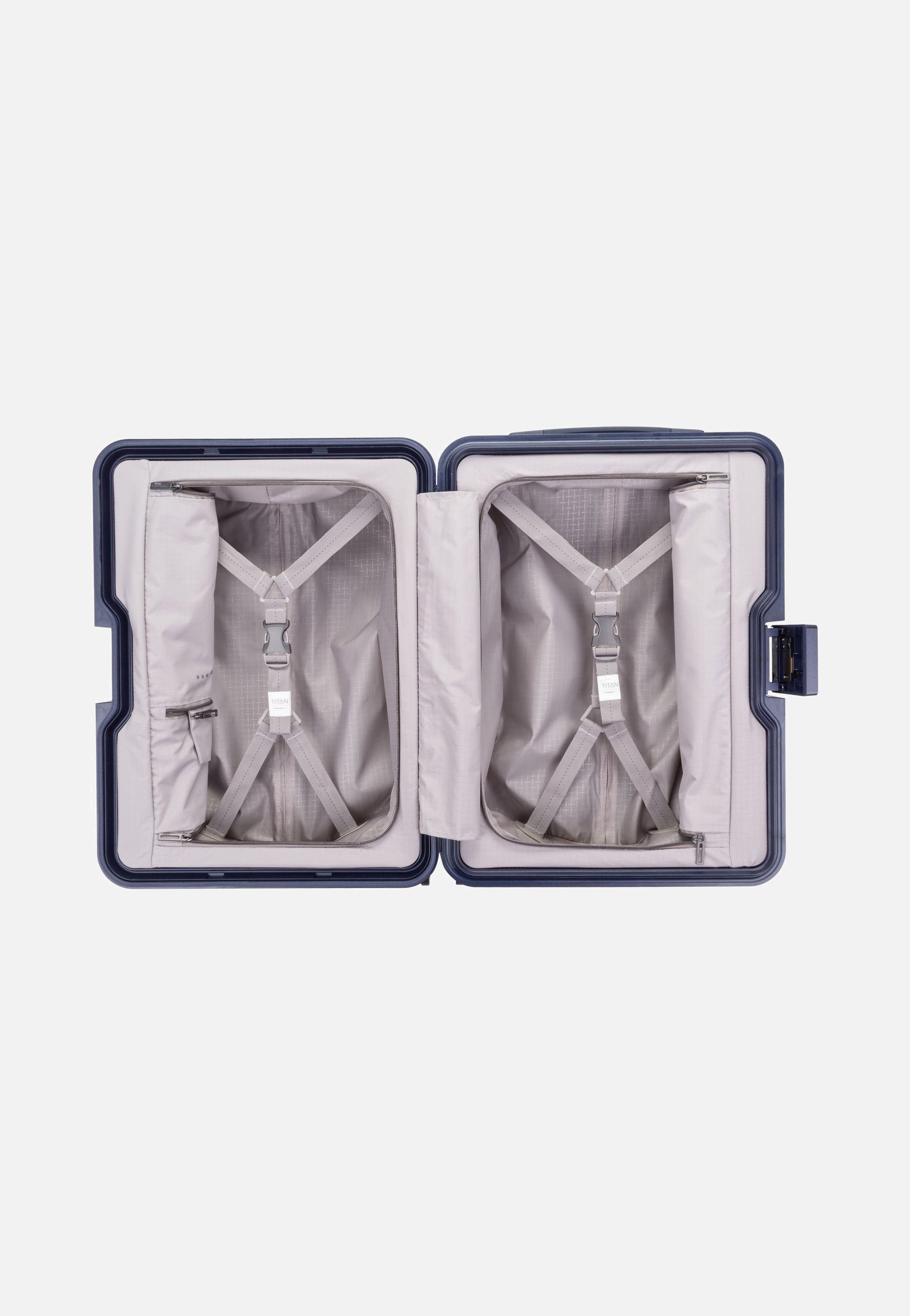 Titan Litron Frame 4w Trolley S Silber Koffer