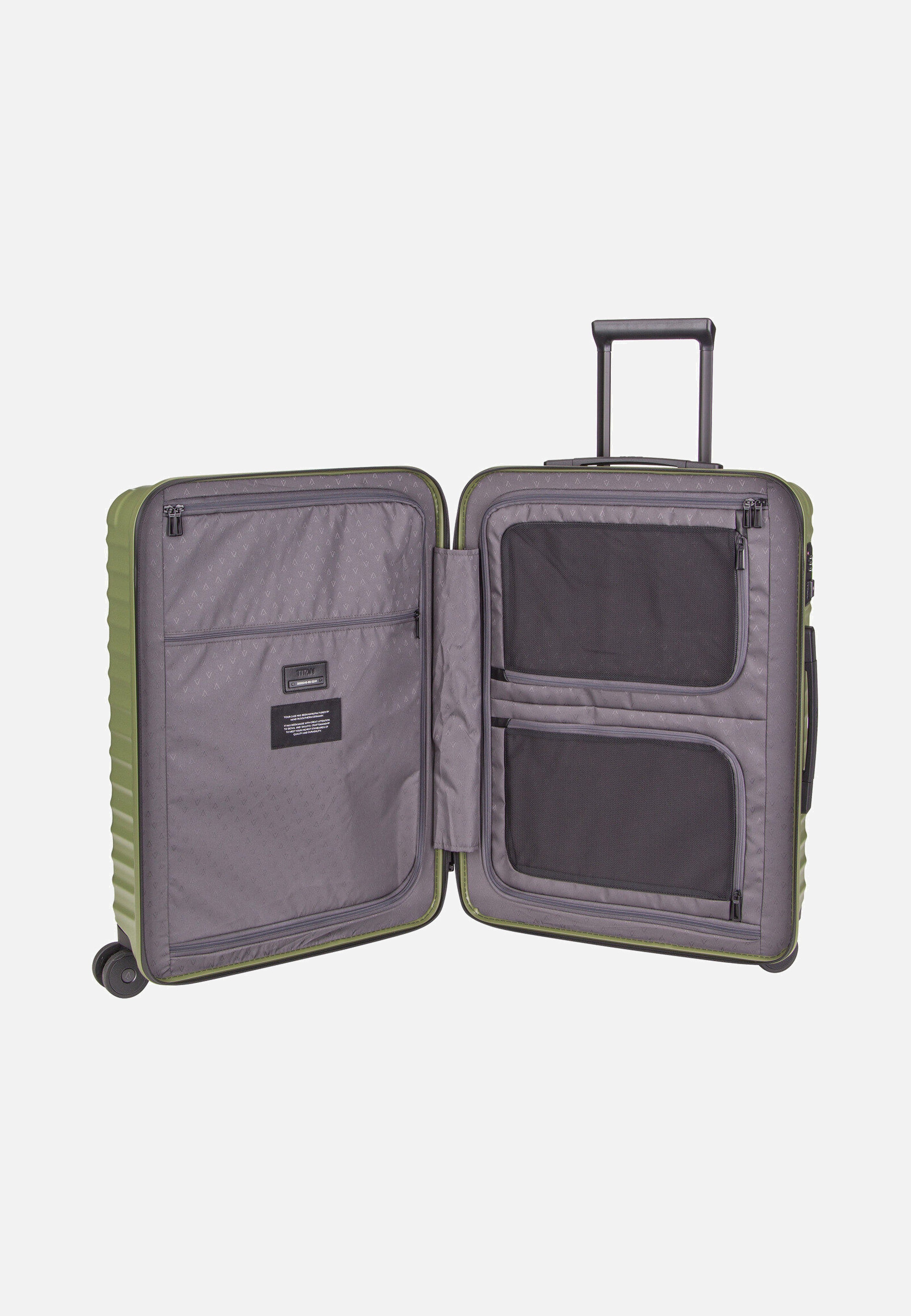 Titan - UPGRADE 4w Trolley M Forest Green - Suitcase | Neutral-Image