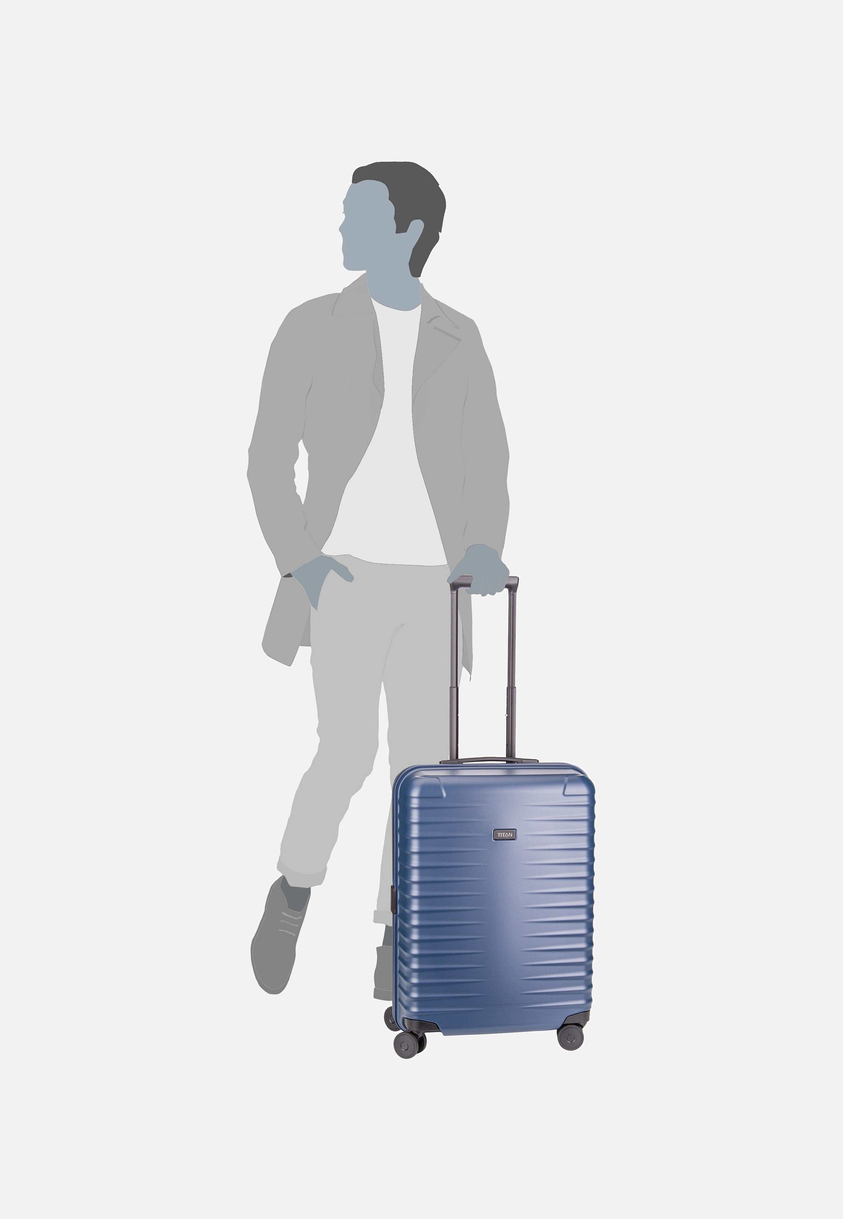 Titan - UPGRADE 4w Trolley M Midnight Blue - Suitcase | Neutral-Image