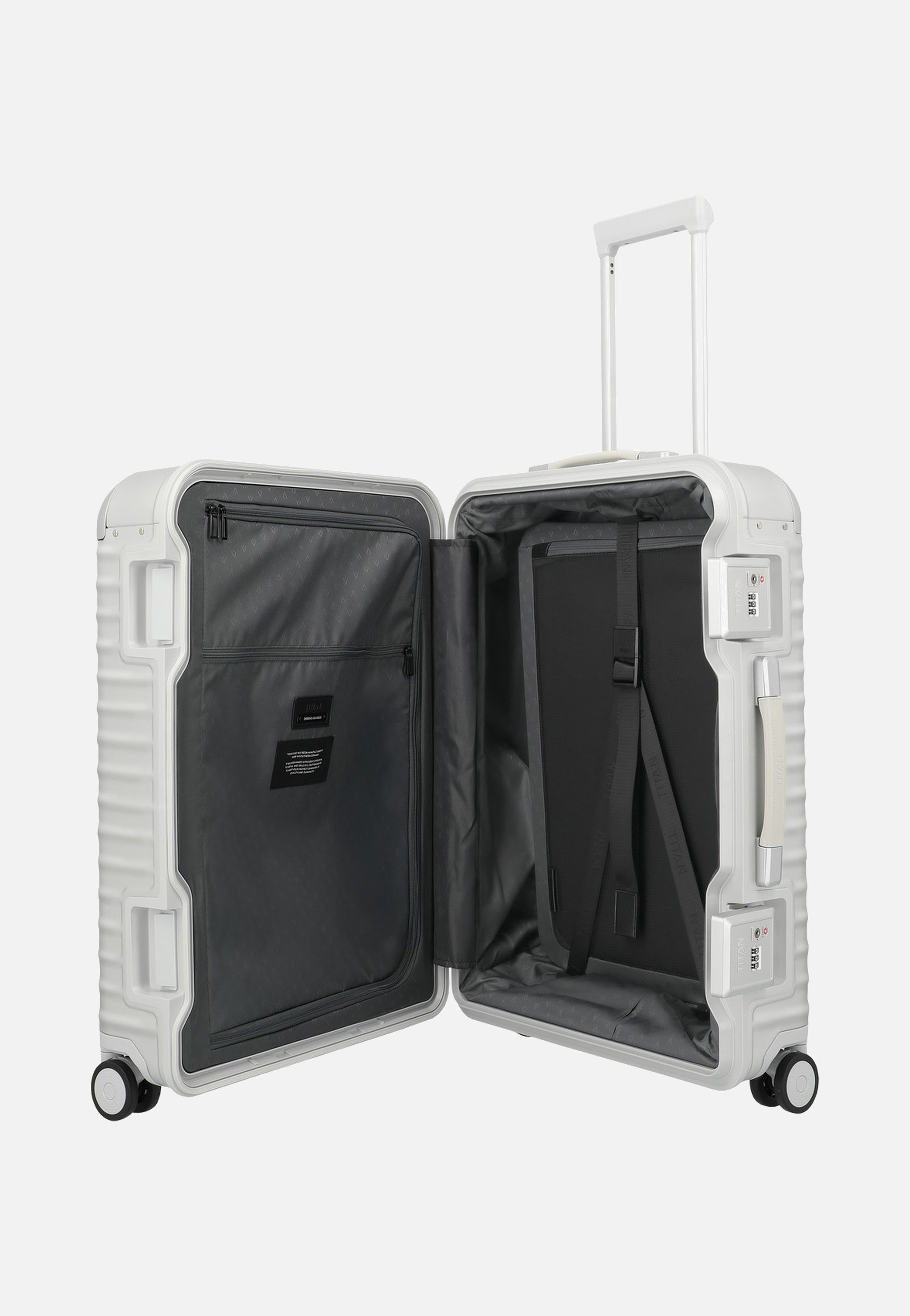 Titan ETERNITY 4w Trolley M+ Silver Koffer
