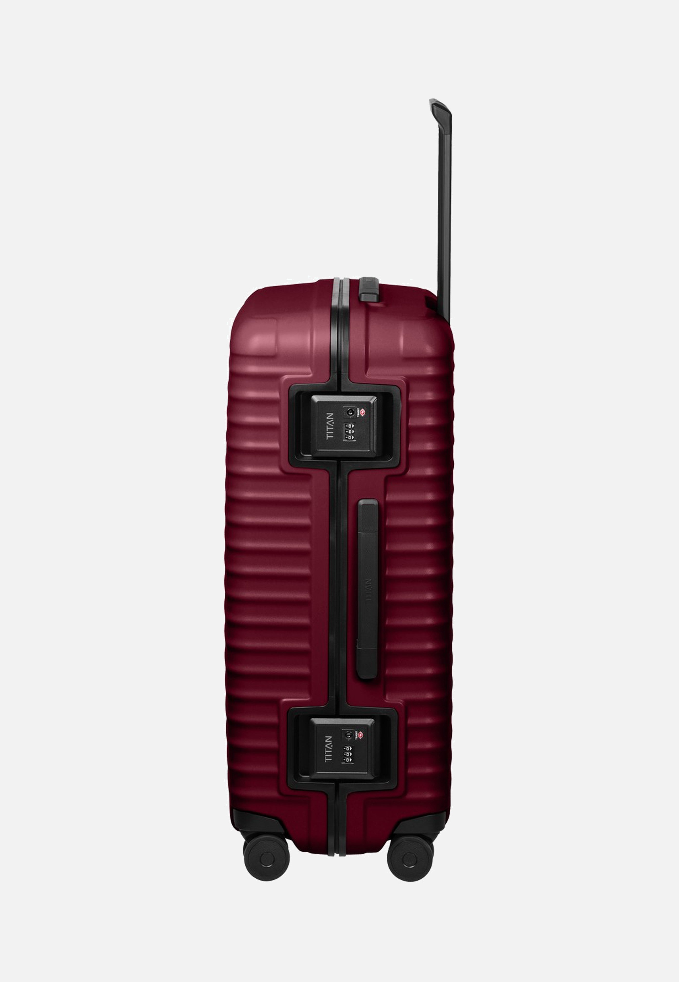 Titan OVERSEAS 4w Trolley L Emberwood Red Suitcase
