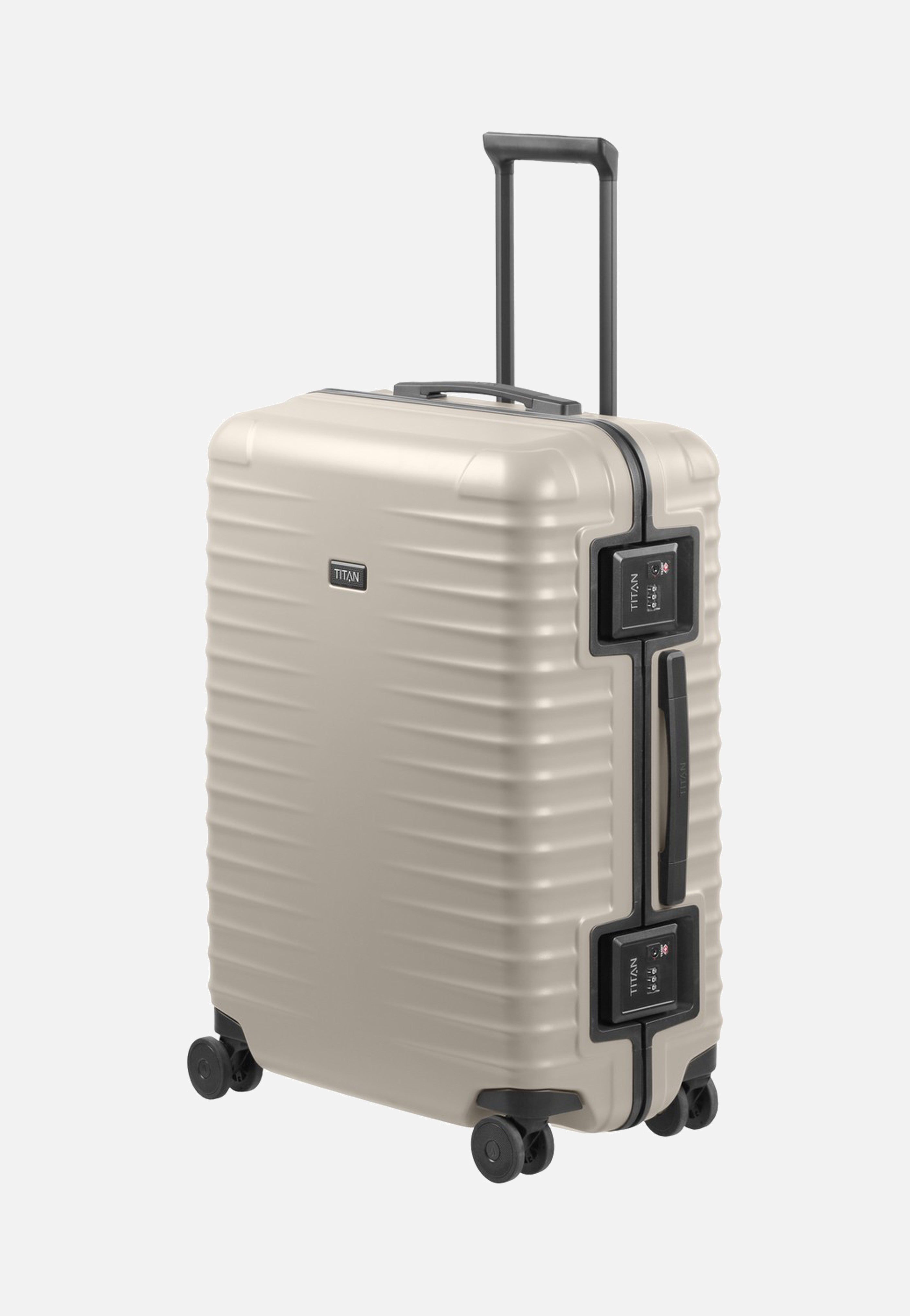 Titan OVERSEAS 4w Trolley M+ Moonstone Grey Suitcase