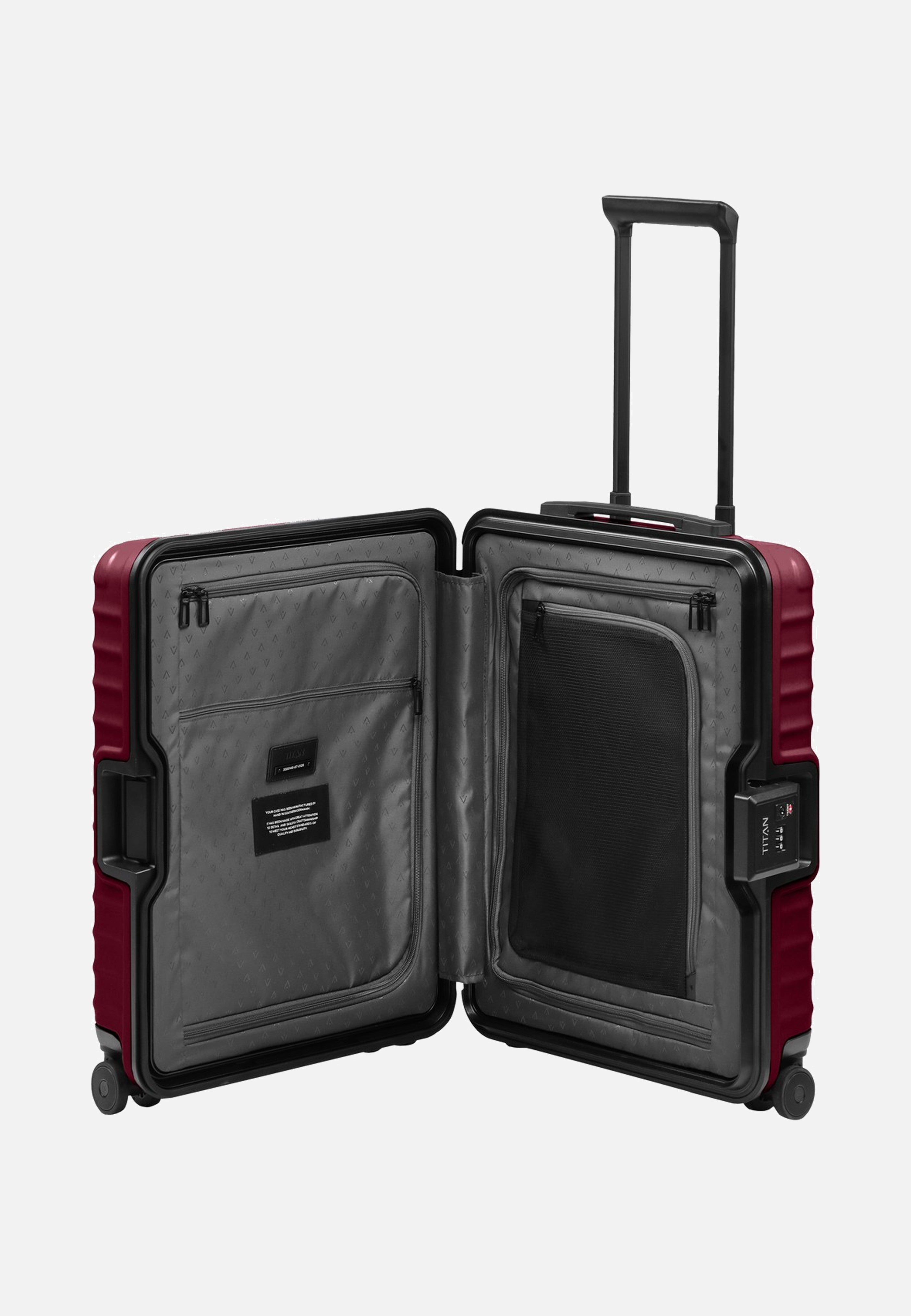 Titan OVERSEAS 4w Trolley S20 Emberwood Red Suitcase