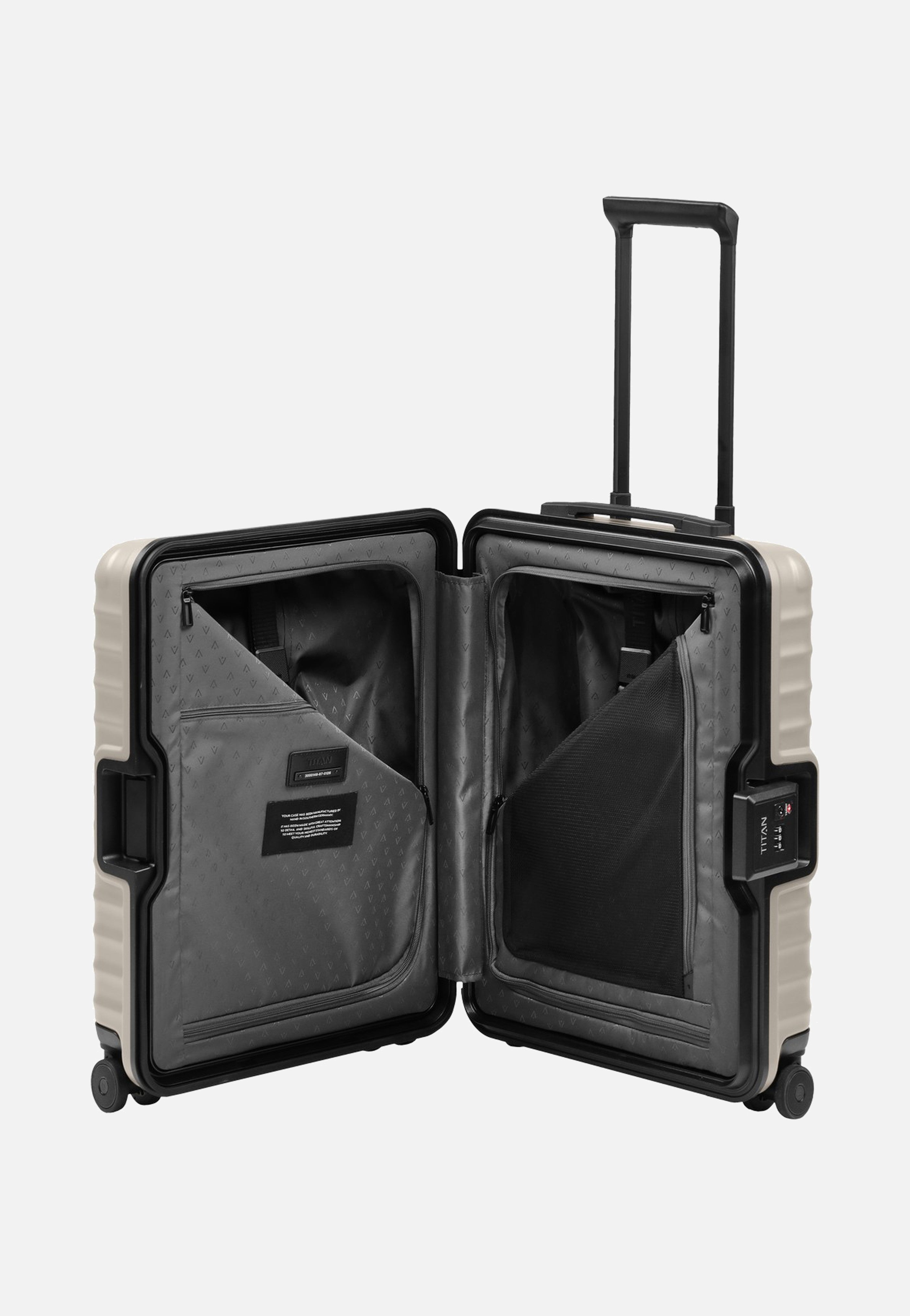 Titan OVERSEAS 4w Trolley S20 Moonstone Grey Suitcase