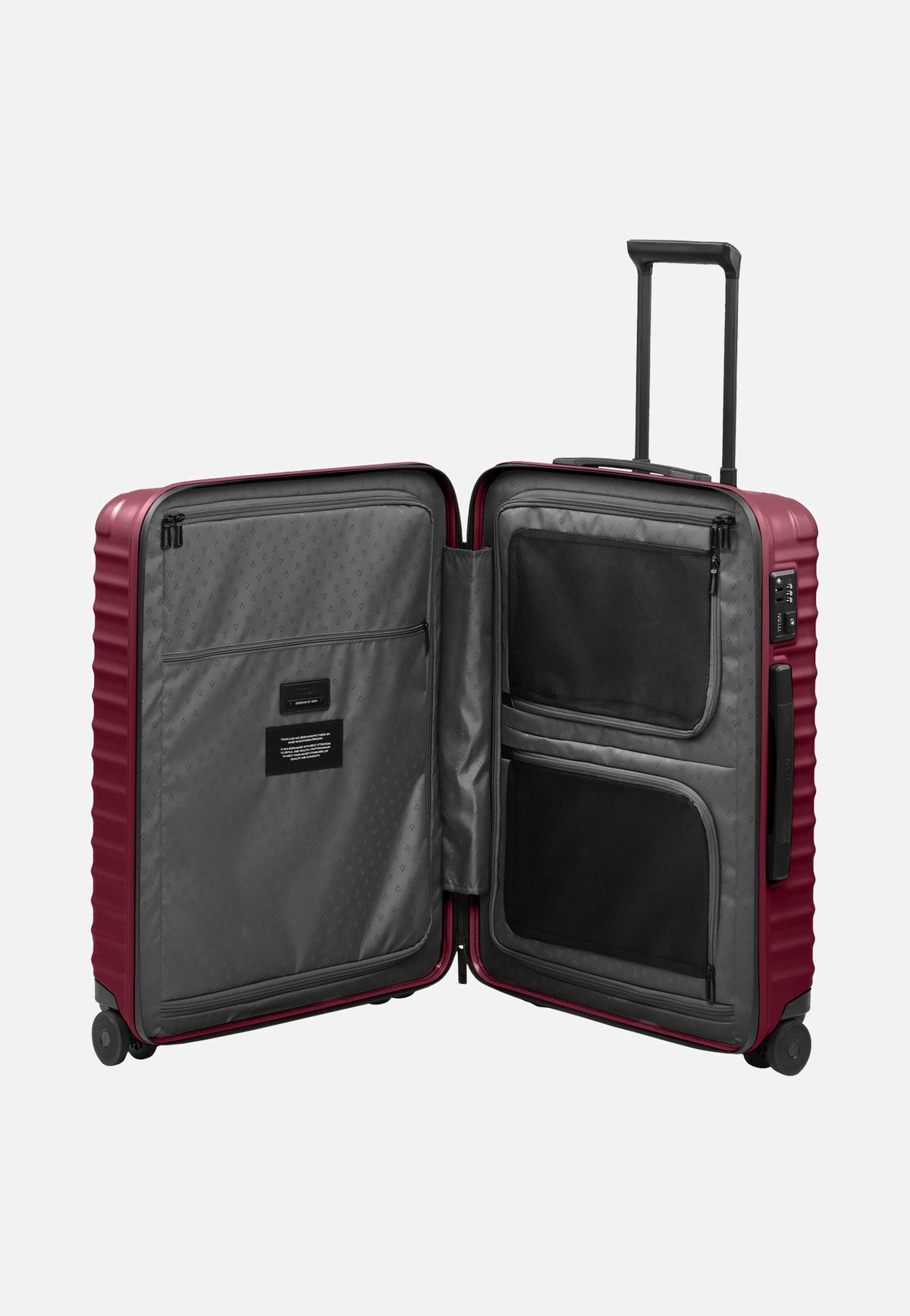 Titan UPGRADE 4w Trolley M Emberwood Red Koffer