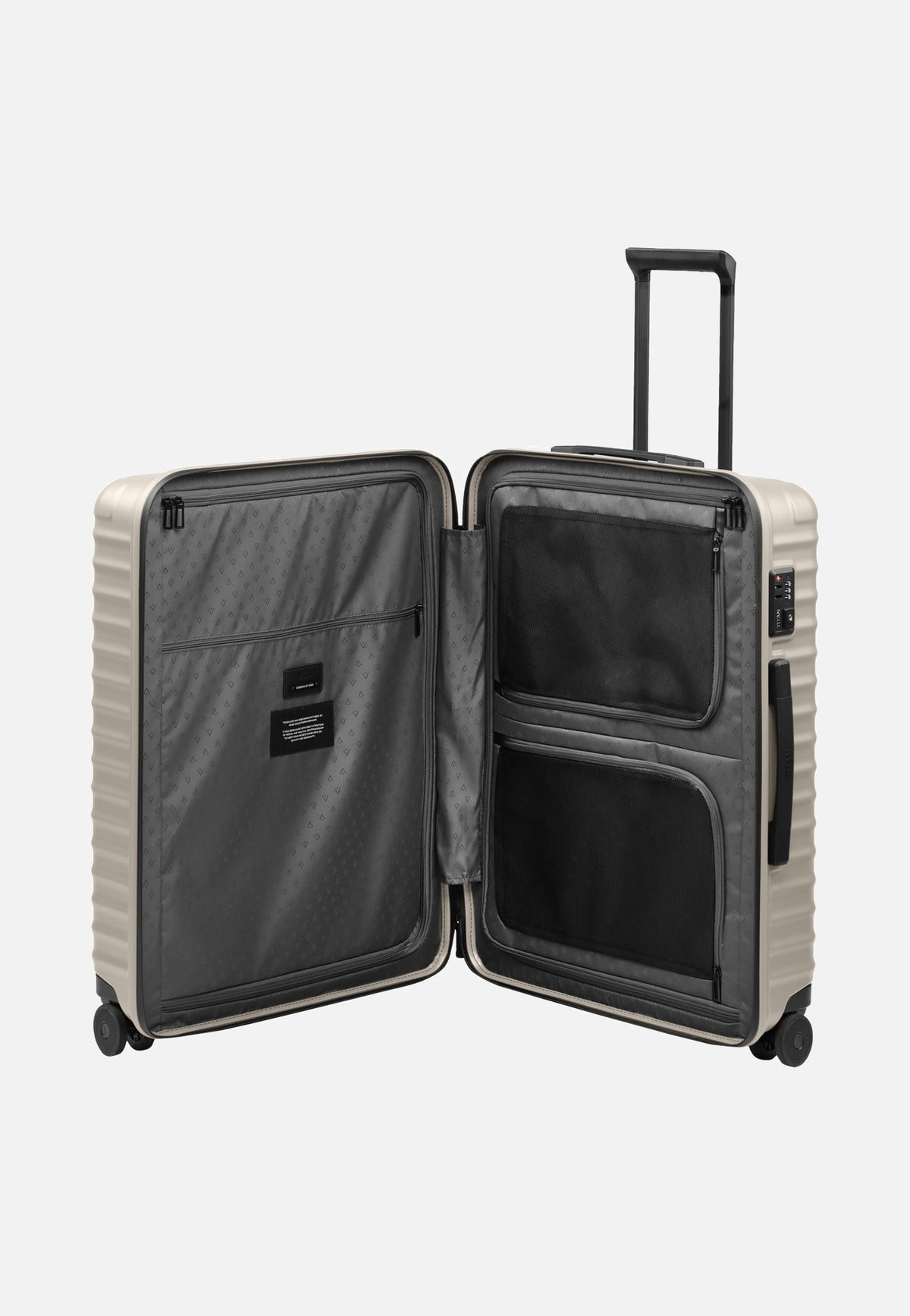 Titan UPGRADE 4w Trolley M+ Moonstone Grey Koffer