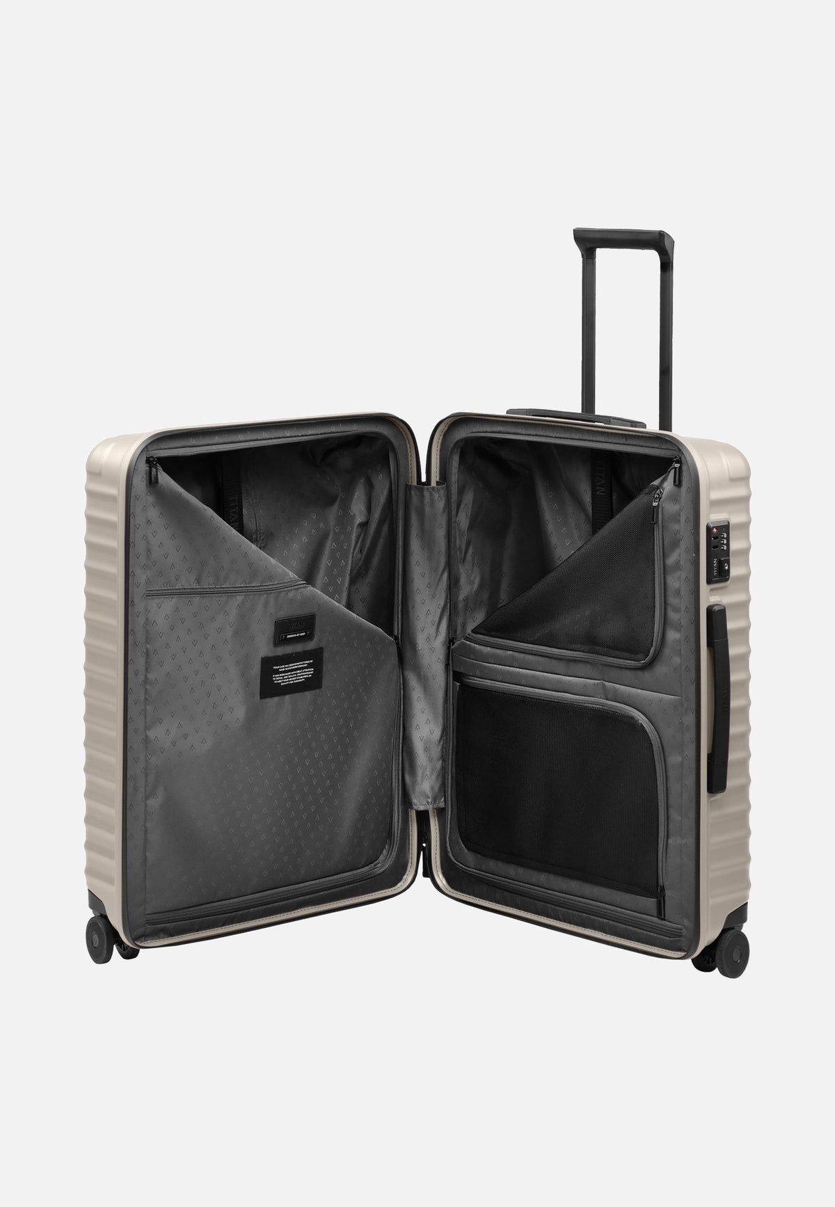 Titan UPGRADE 4w Trolley M+ Moonstone Grey Koffer