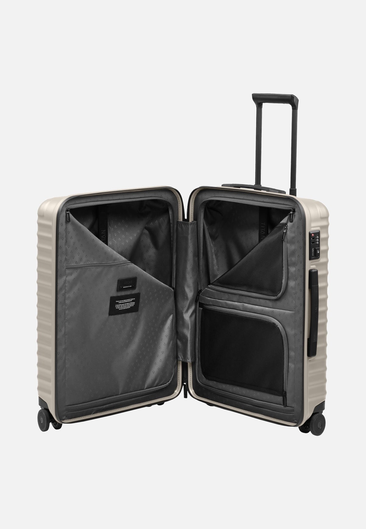 Titan UPGRADE 4w Trolley M Moonstone Grey Koffer