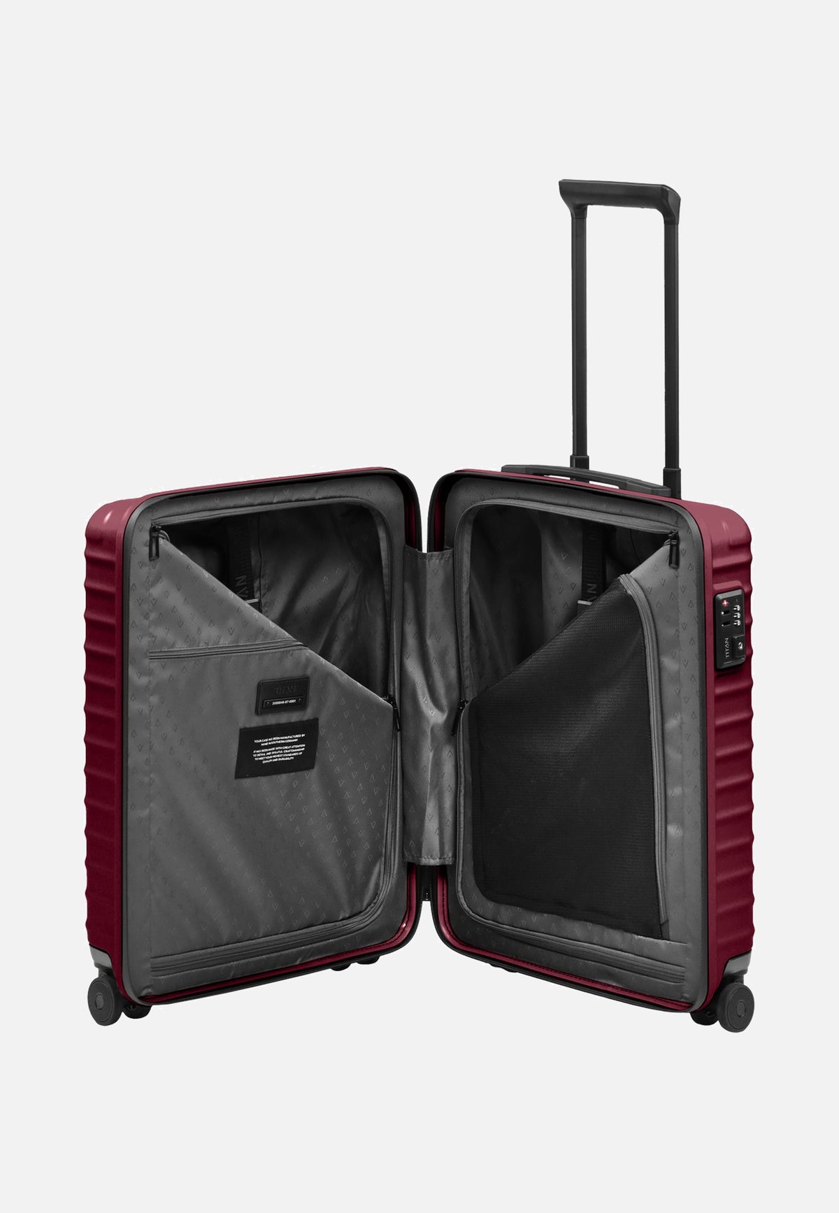 Titan UPGRADE 4w Trolley S20 Emberwood Red Koffer