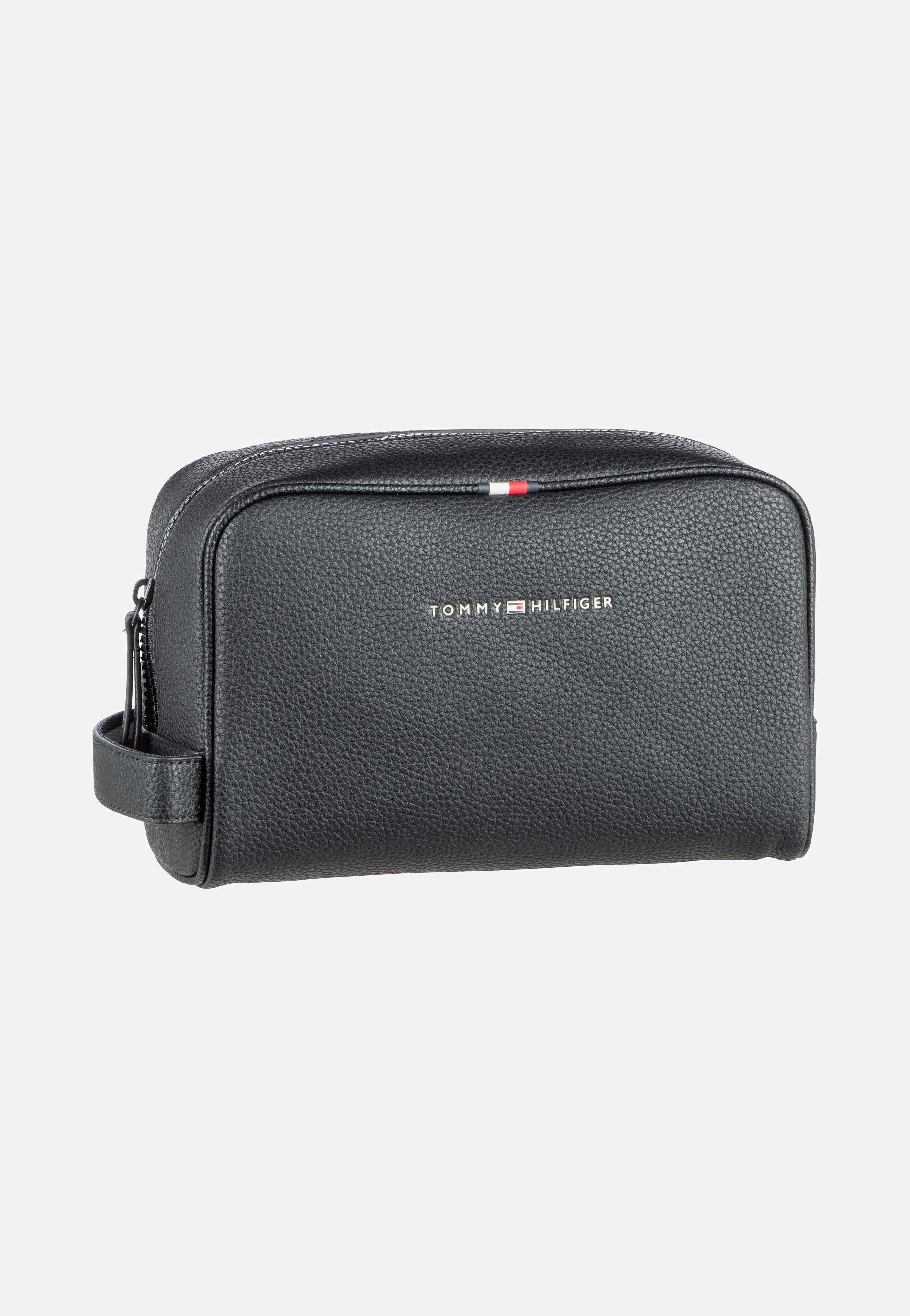 Tommy Hilfiger - Essential PU Washbag Black - Toiletry Bag | Men-Image