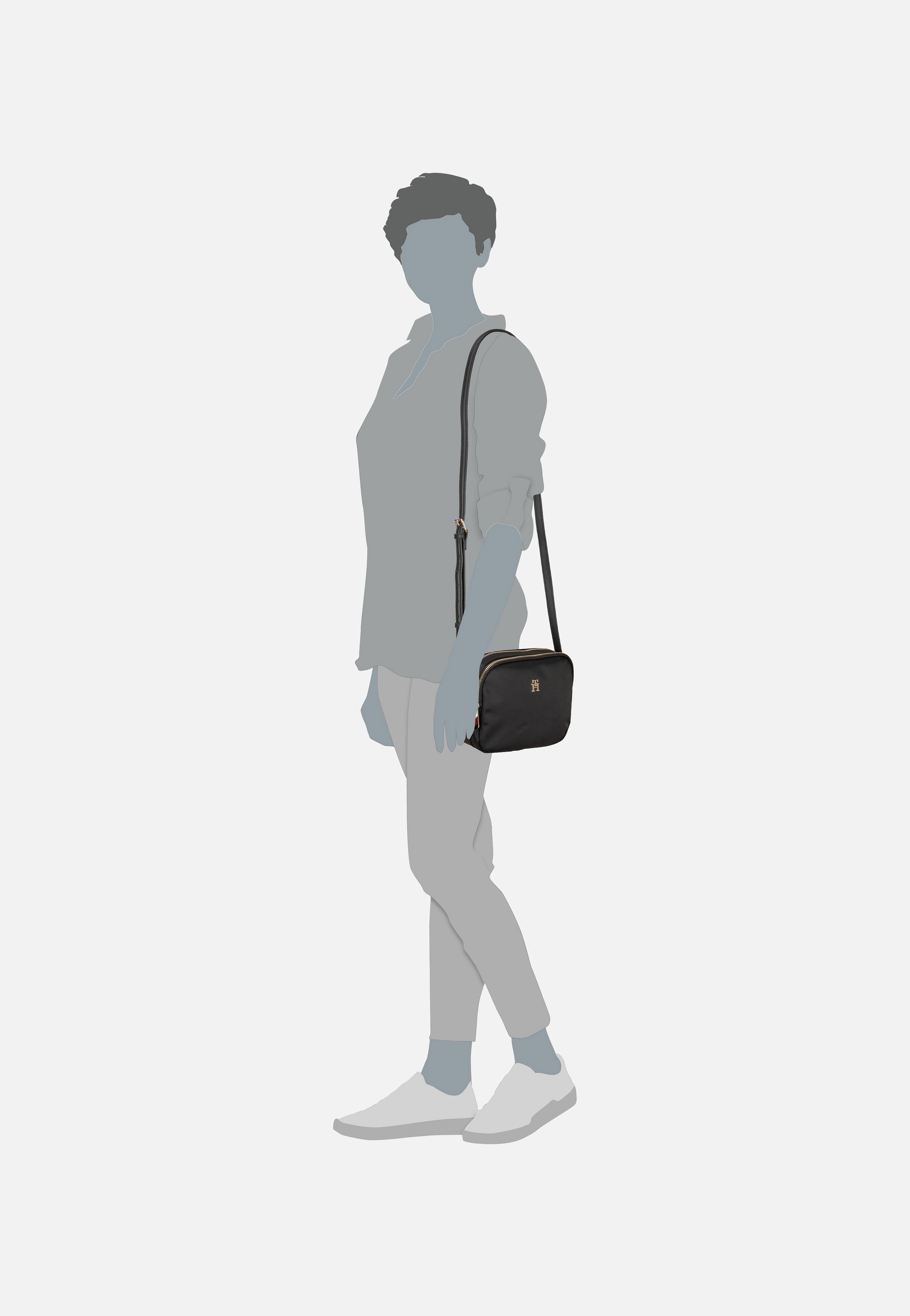 Tommy Hilfiger - Poppy Flag Black - Shoulder Bag | Women-Image