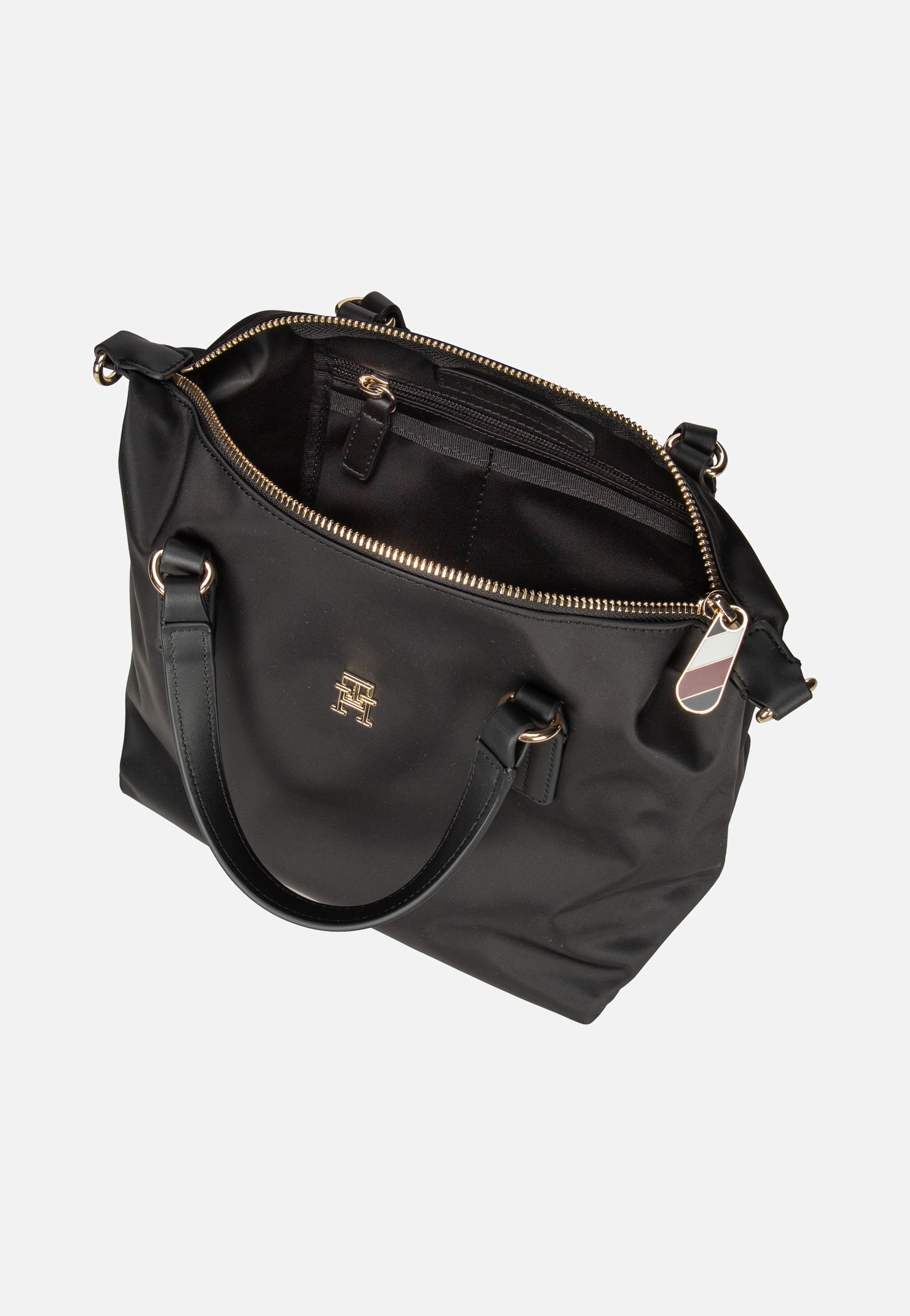 Tommy Hilfiger - Poppy Flag Small Tote Black - Tote Bag | Women-Image