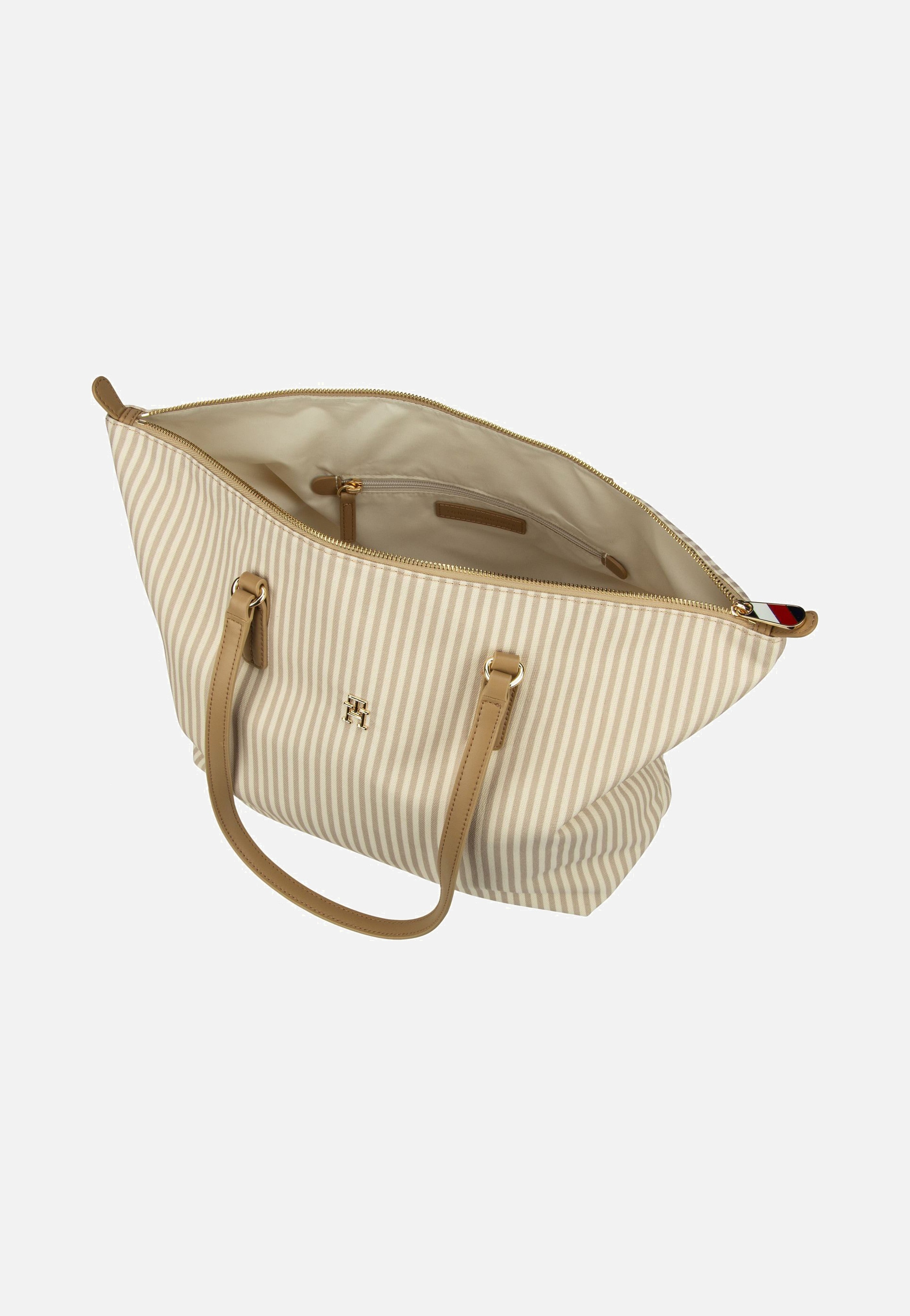 Tommy Hilfiger - Poppy Summer 17203 SP25 Safari Canvas Stripe - Shopper | Women-Image