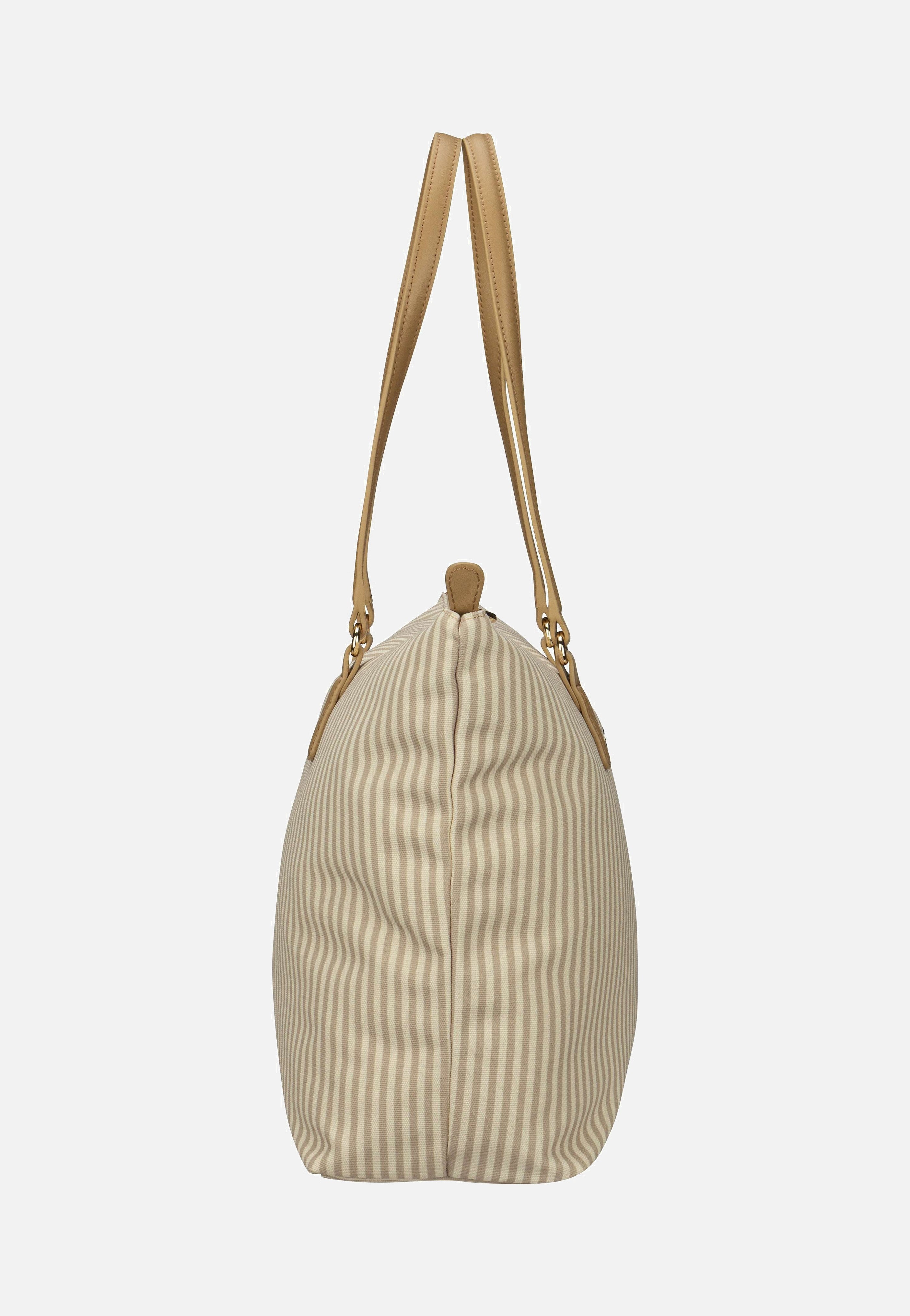 Tommy Hilfiger - Poppy Summer 17203 SP25 Safari Canvas Stripe - Shopper | Women-Image