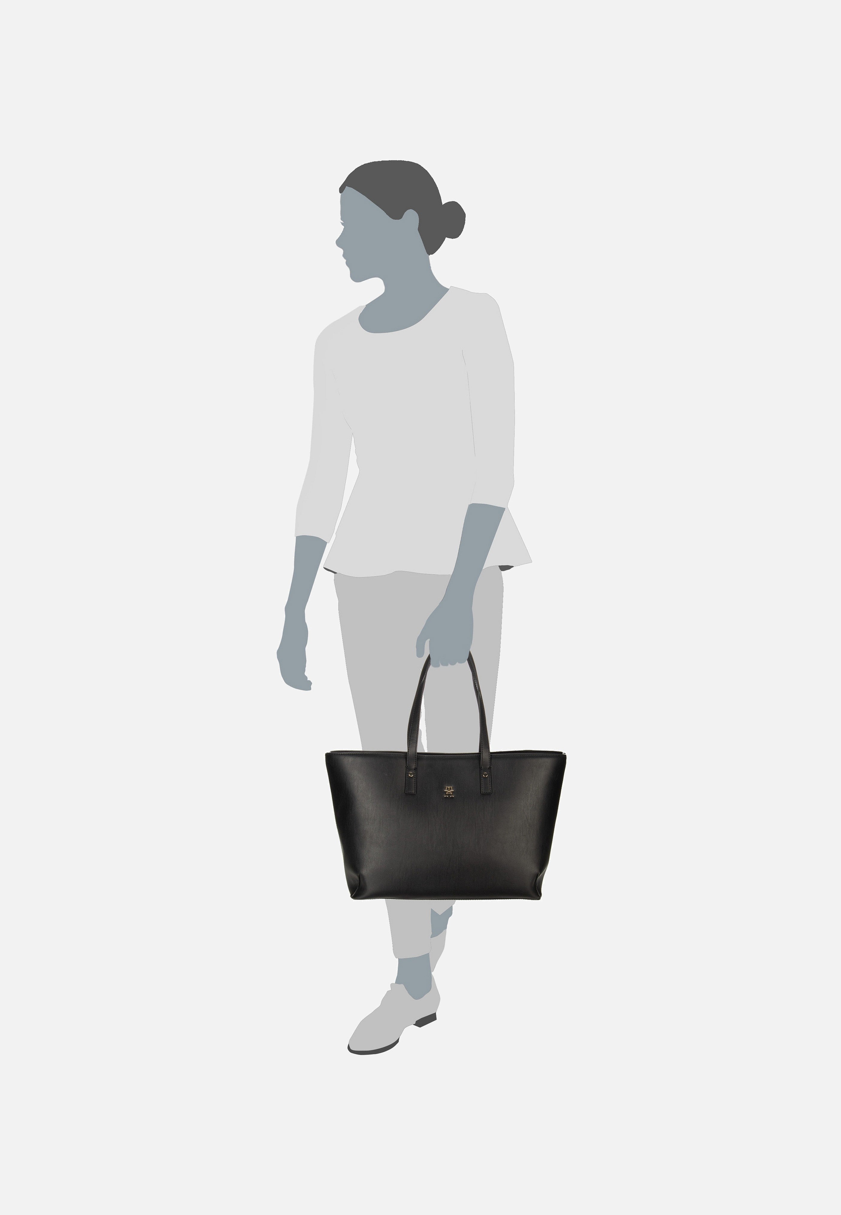 Tommy Hilfiger - TH Chic Tote PF24 Black - Shopper | Women-Image
