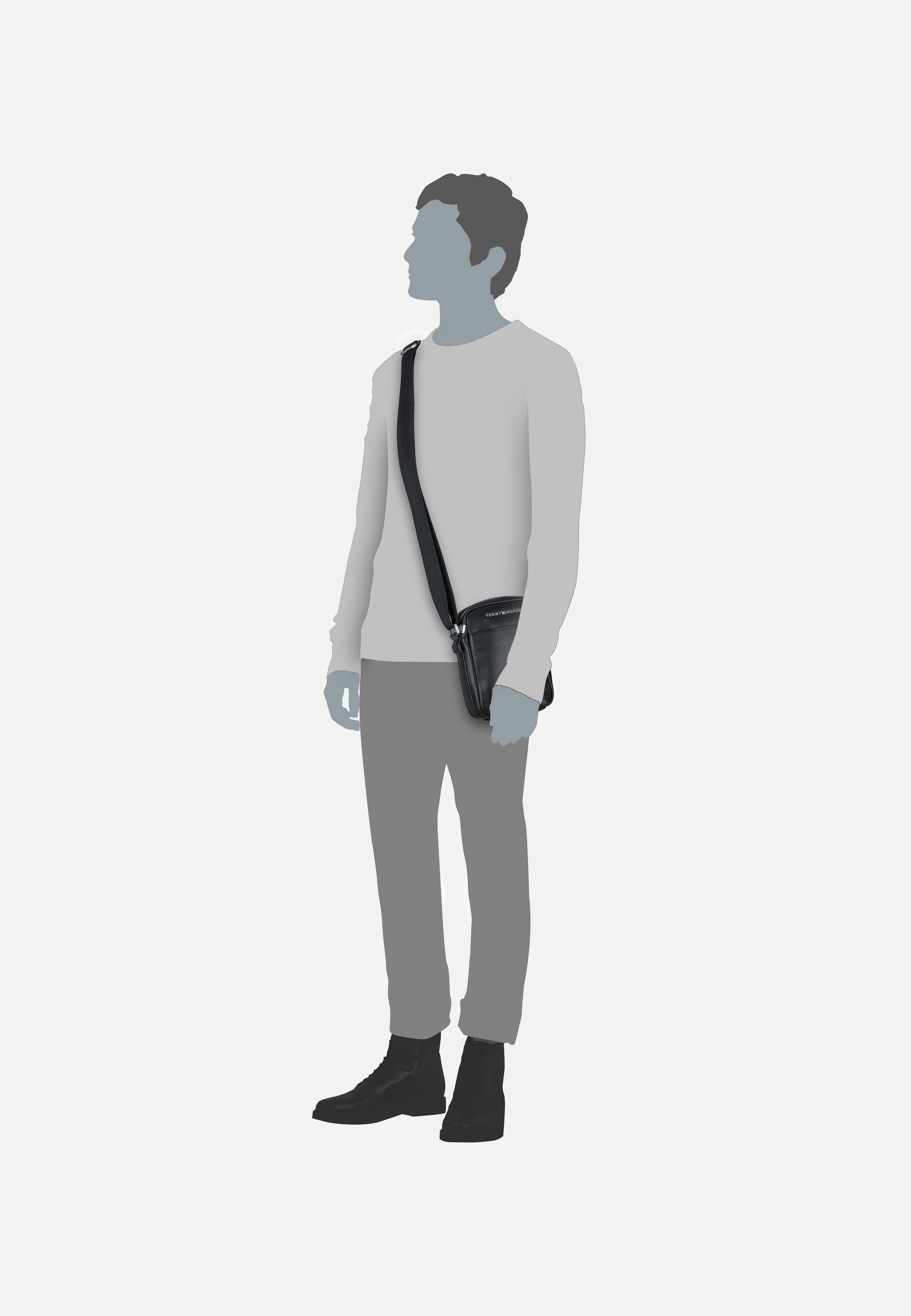 Tommy Hilfiger - TH City Mini Reporter Black - Shoulder Bag | Men-Image